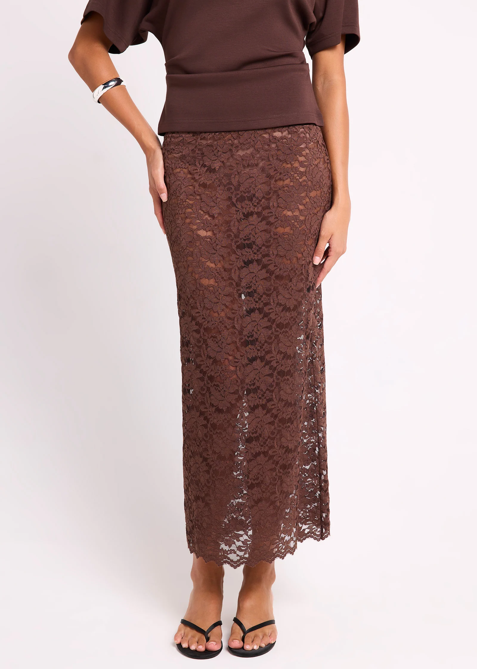 Natalie Lace Maxi Skirt - Image 2