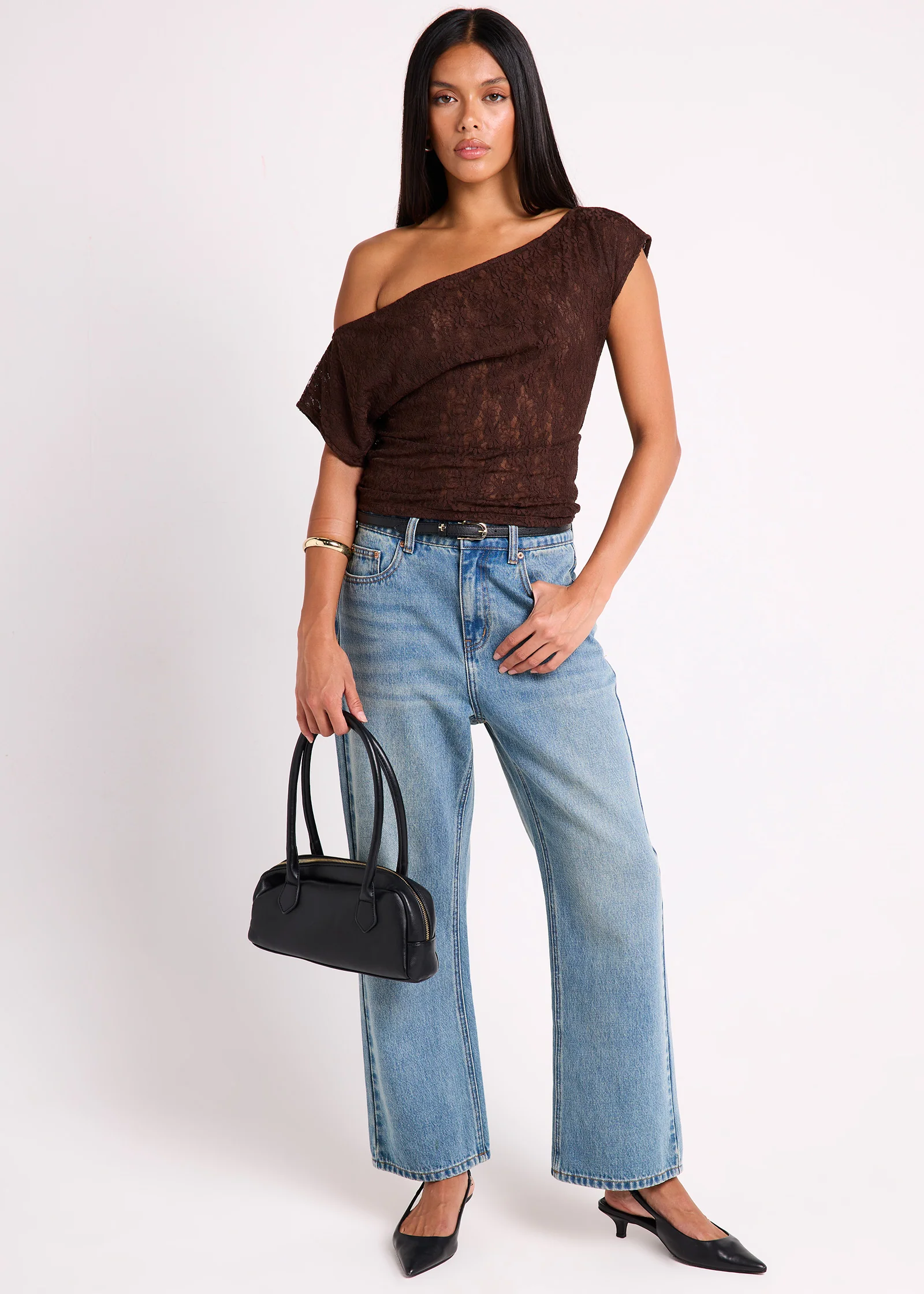 Natalie Lace Slouch Top - Image 3