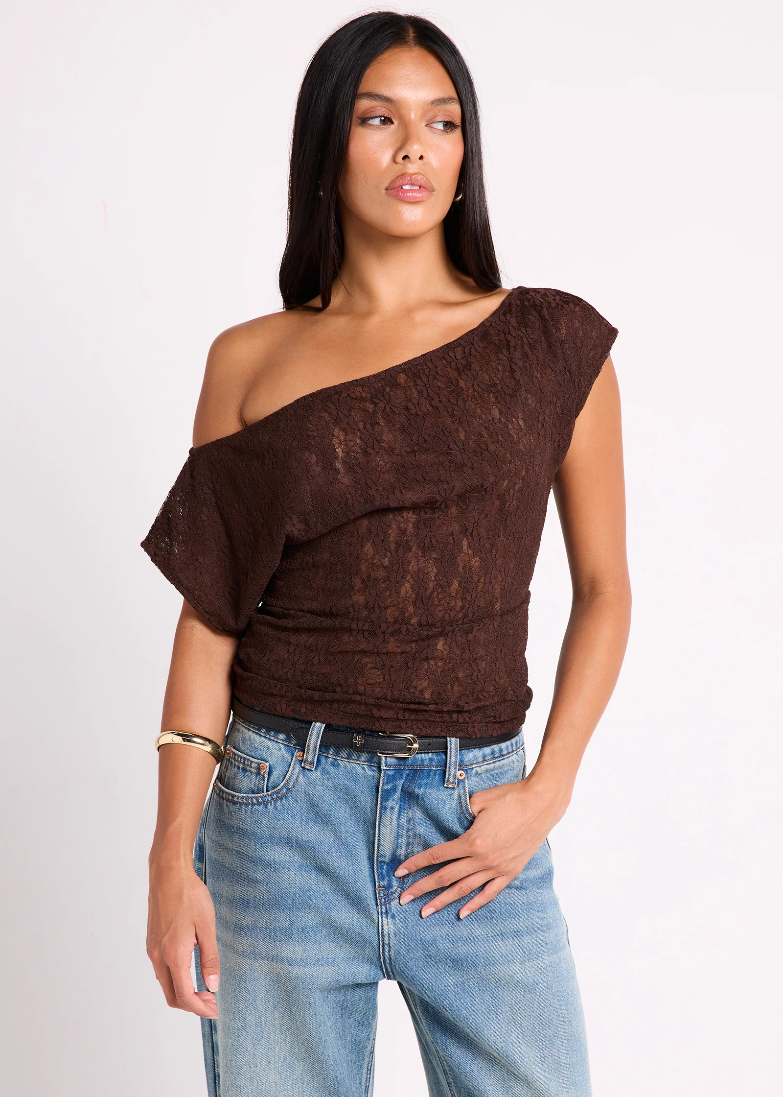 Natalie Lace Slouch Top - Image 4