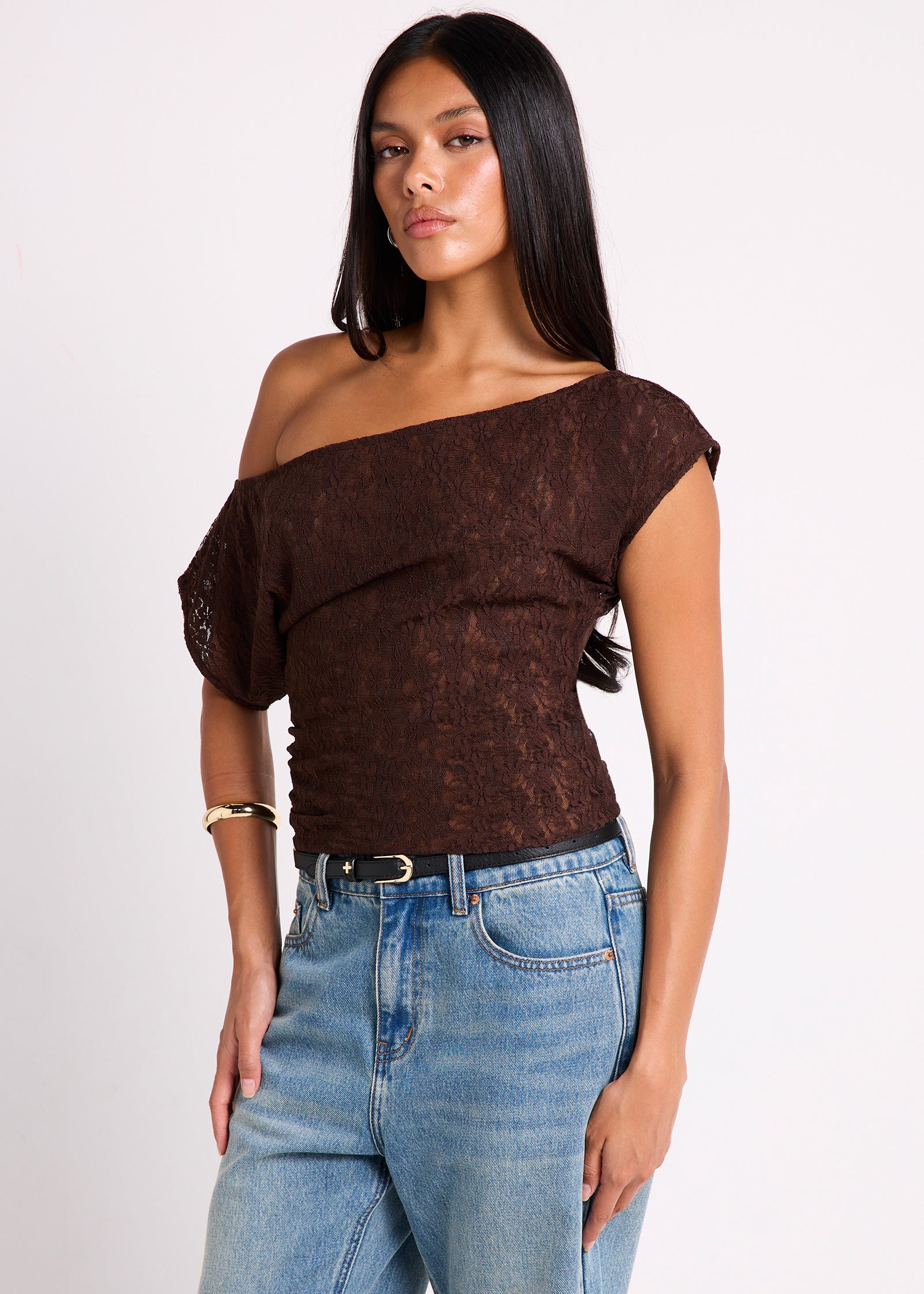 Natalie Lace Slouch Top - Image 5