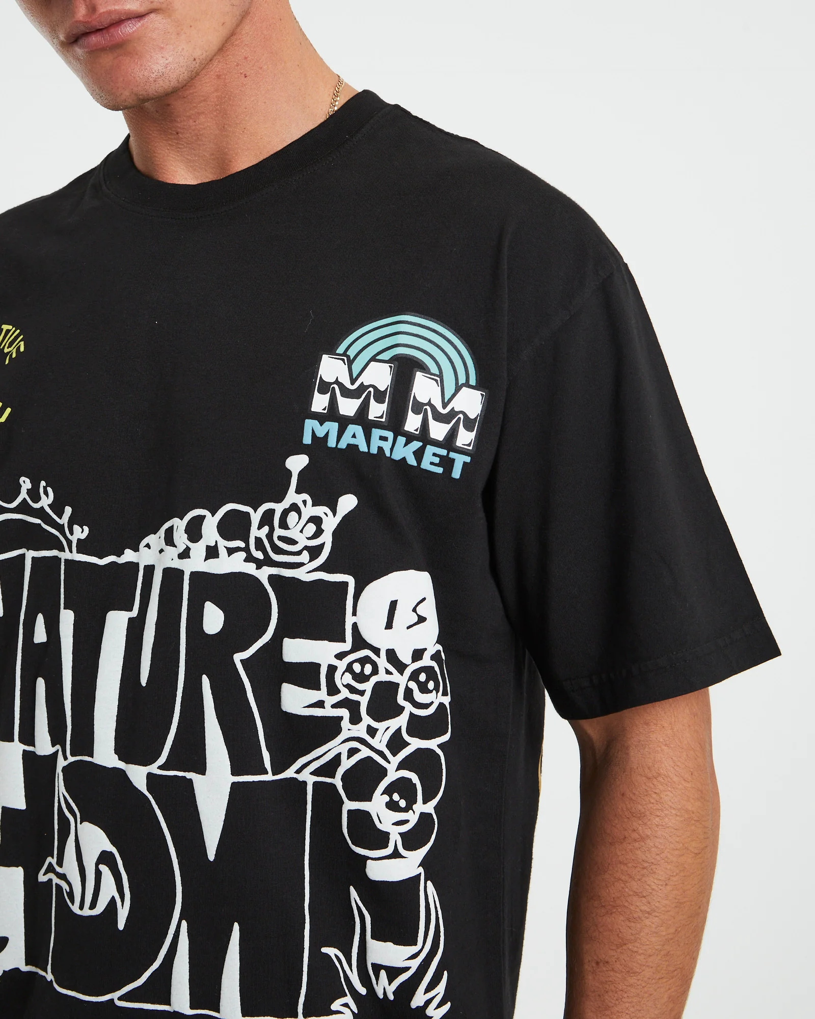 Nature Is Home Short Sleeve T-Shirt in Vintage Black - Image 6