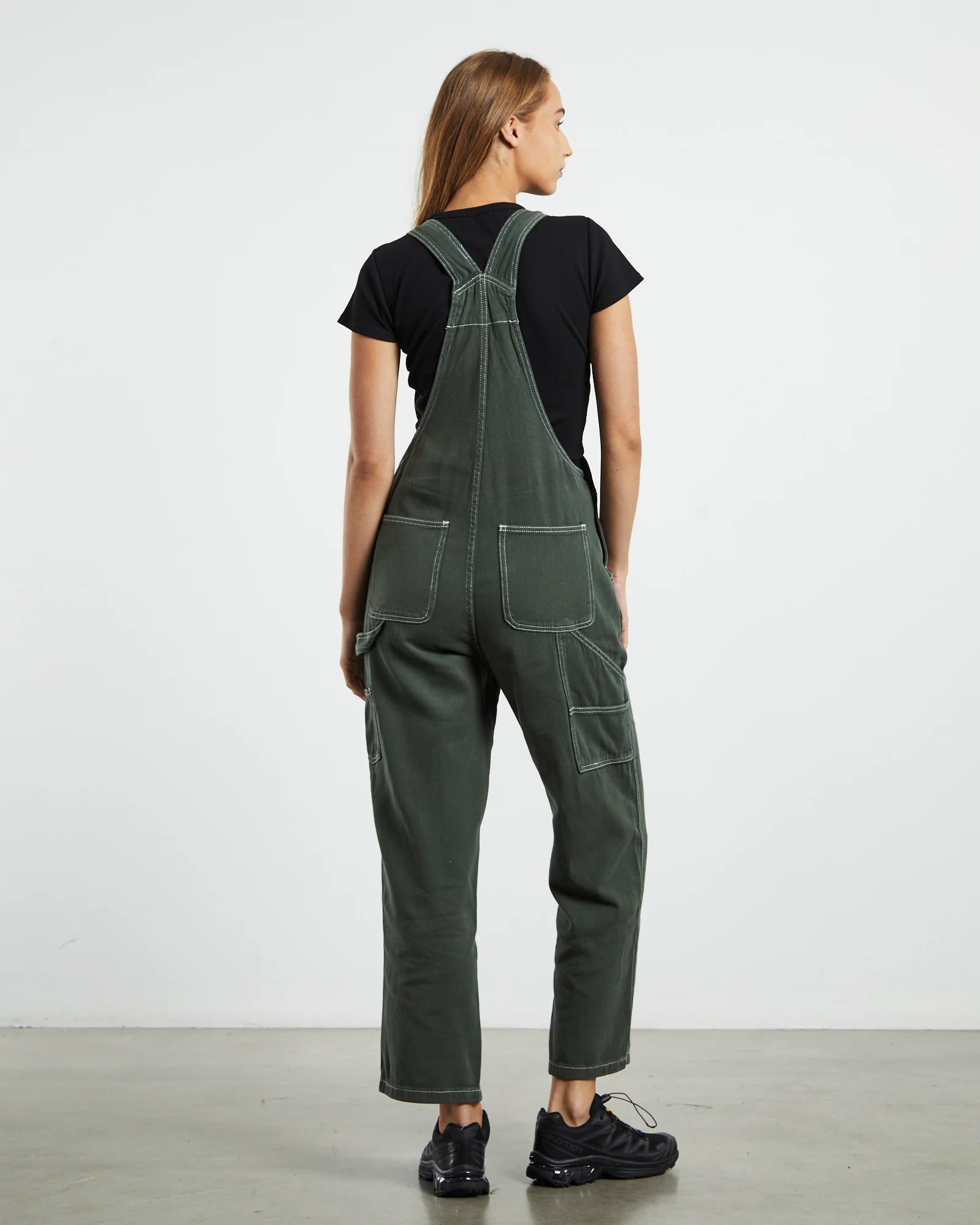 Nevada Denim Overalls Fern Green - Image 2