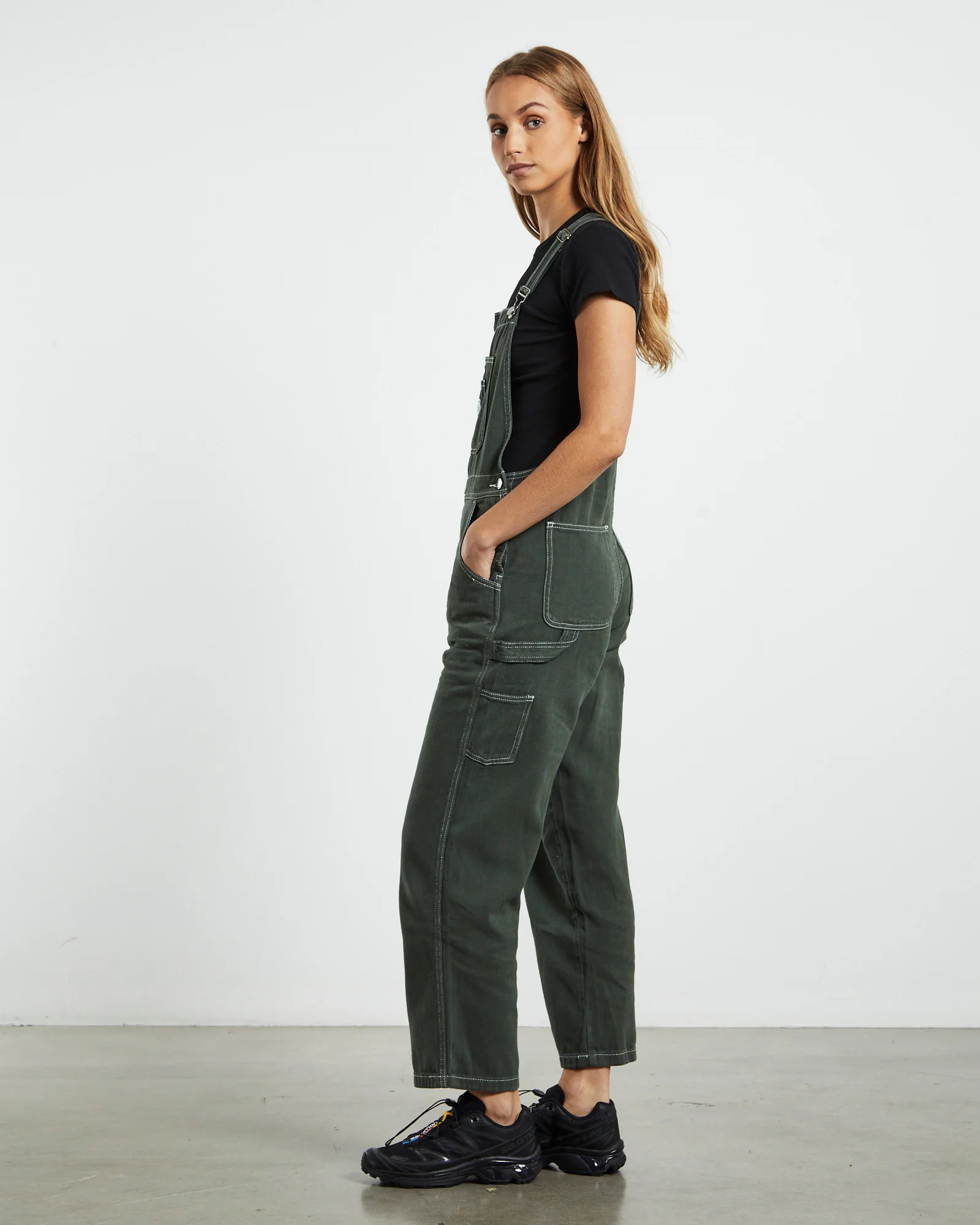 Nevada Denim Overalls Fern Green - Image 4