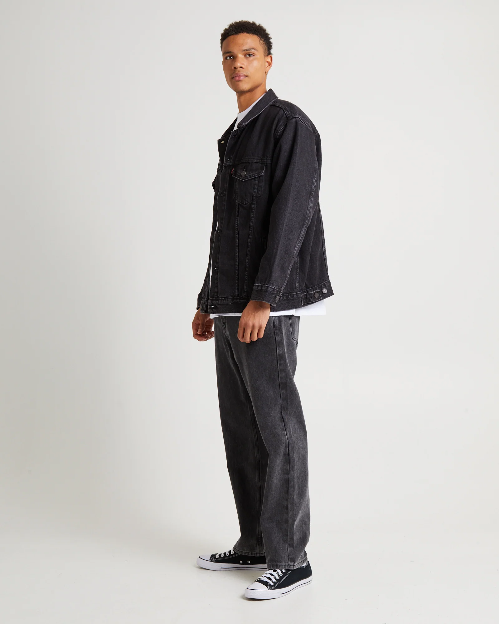 New Relaxed Fit Trucker Denim Jacket Superior - Image 4