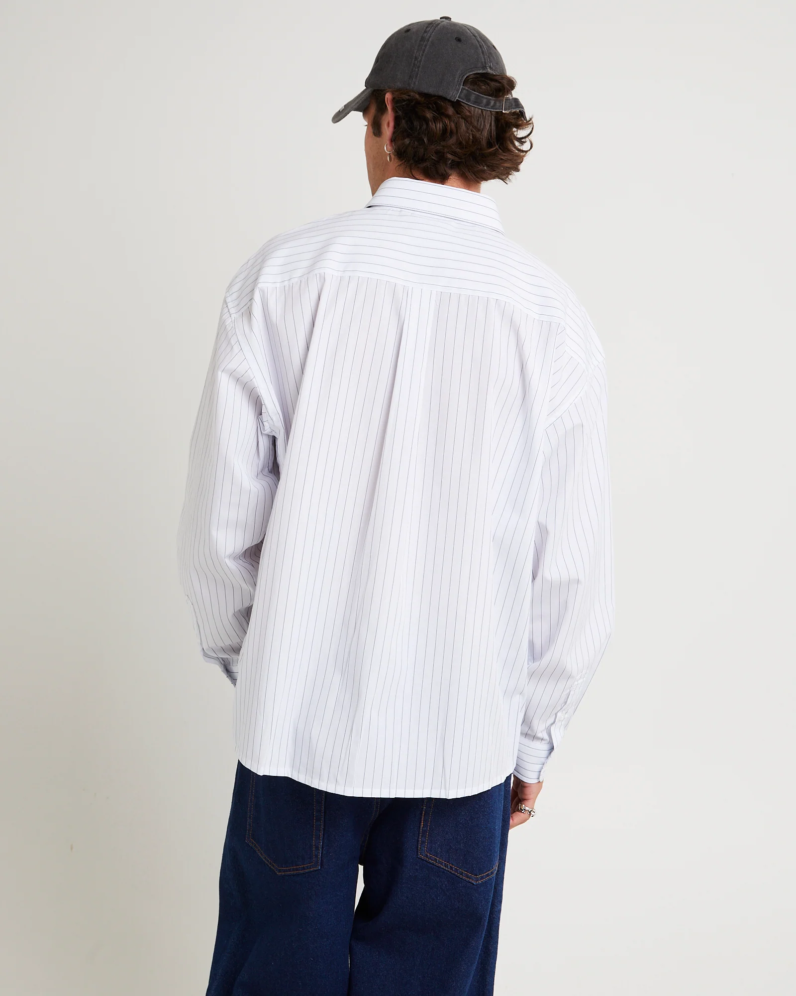 New York Yankees Pinstripe Button Up Shirt - Image 2
