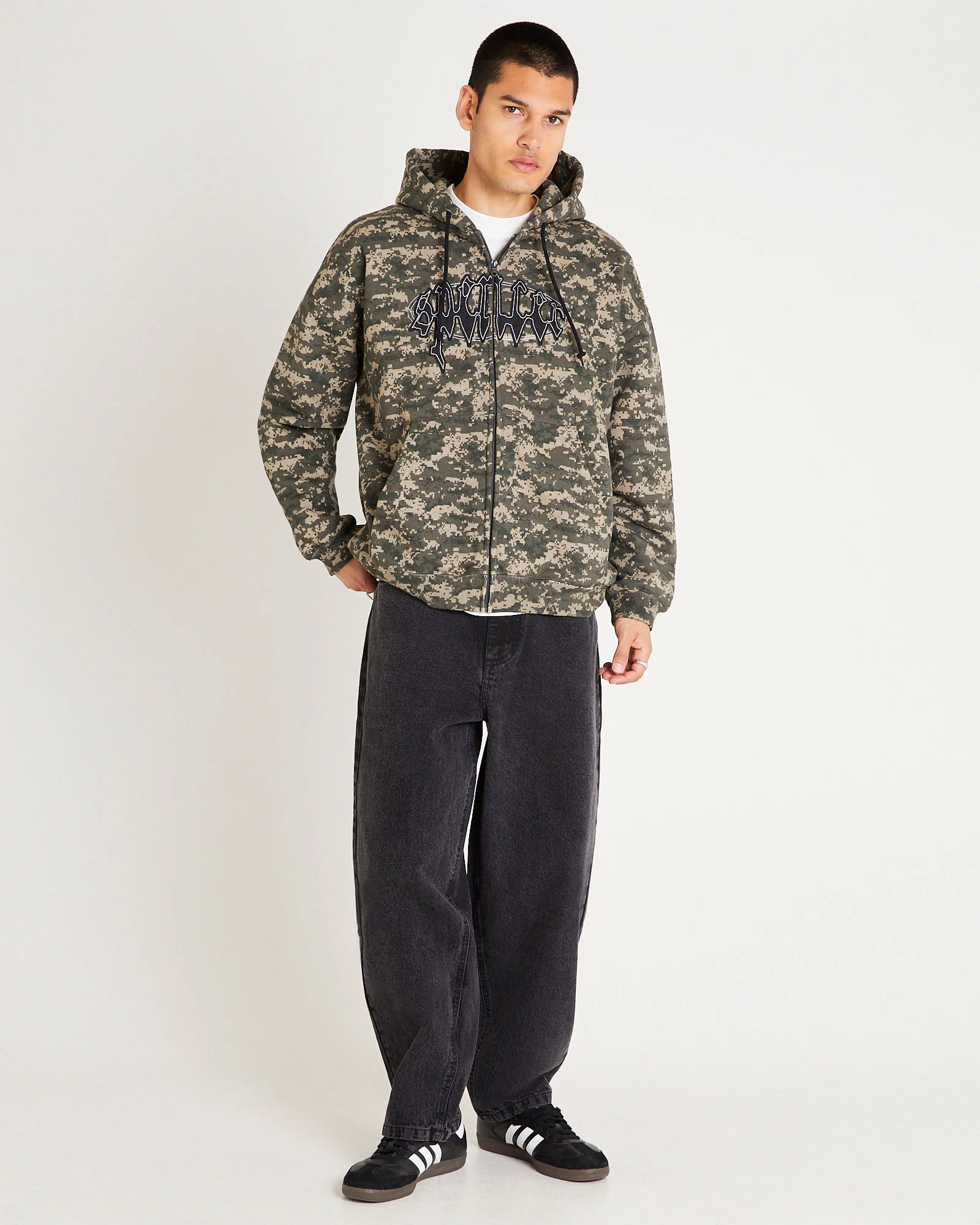 Nichols Camo Zip Hoodie - Image 4