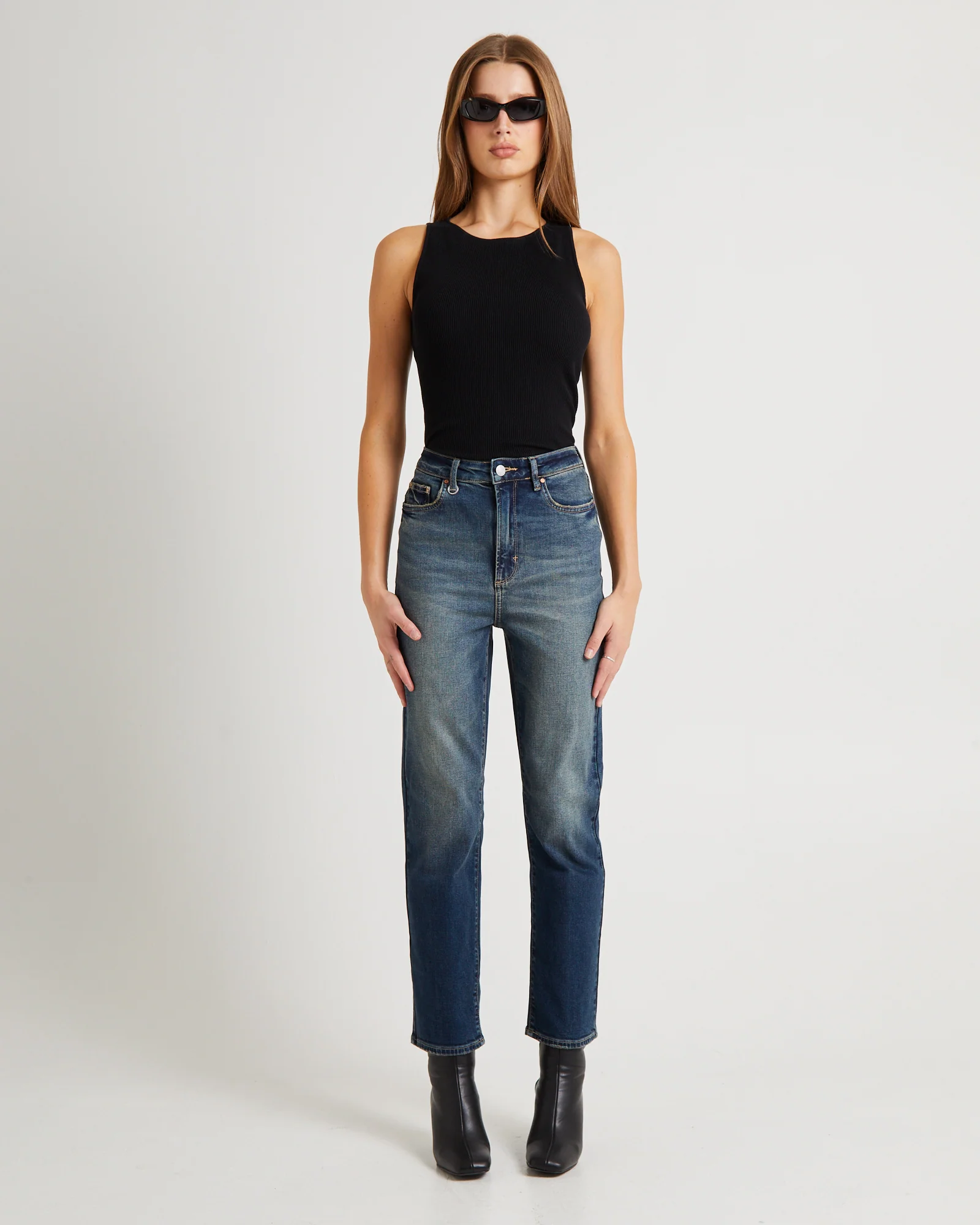 Nico Straight Denim Jeans Gold Mine - Image 3