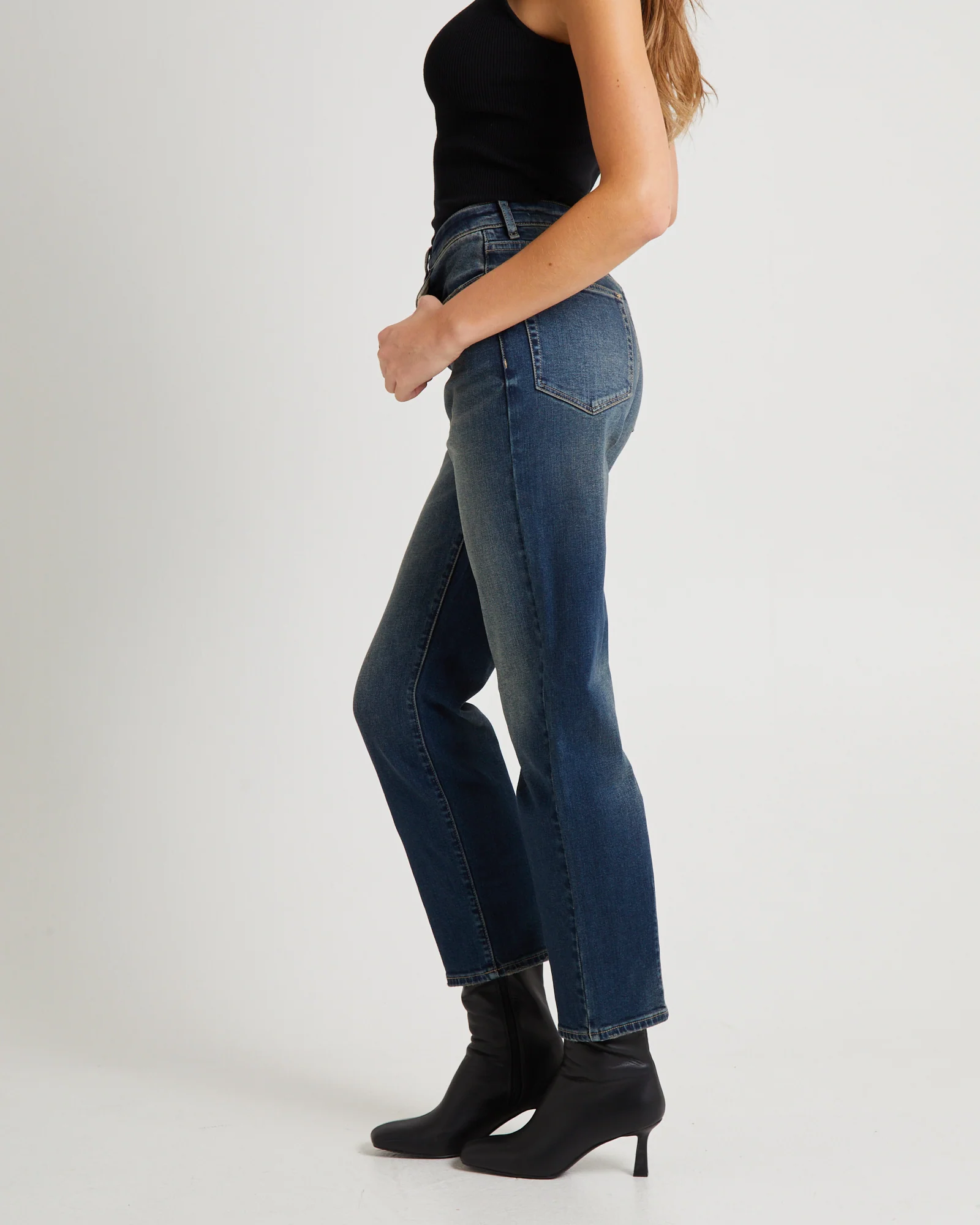 Nico Straight Denim Jeans Gold Mine - Image 5