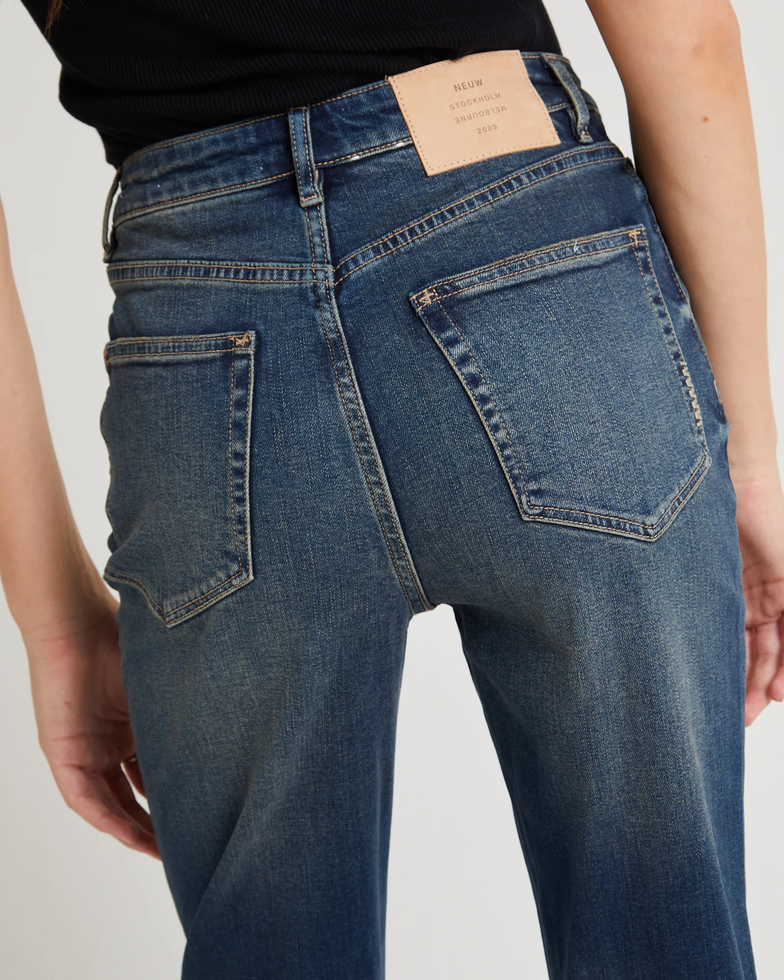Nico Straight Denim Jeans Gold Mine - Image 6