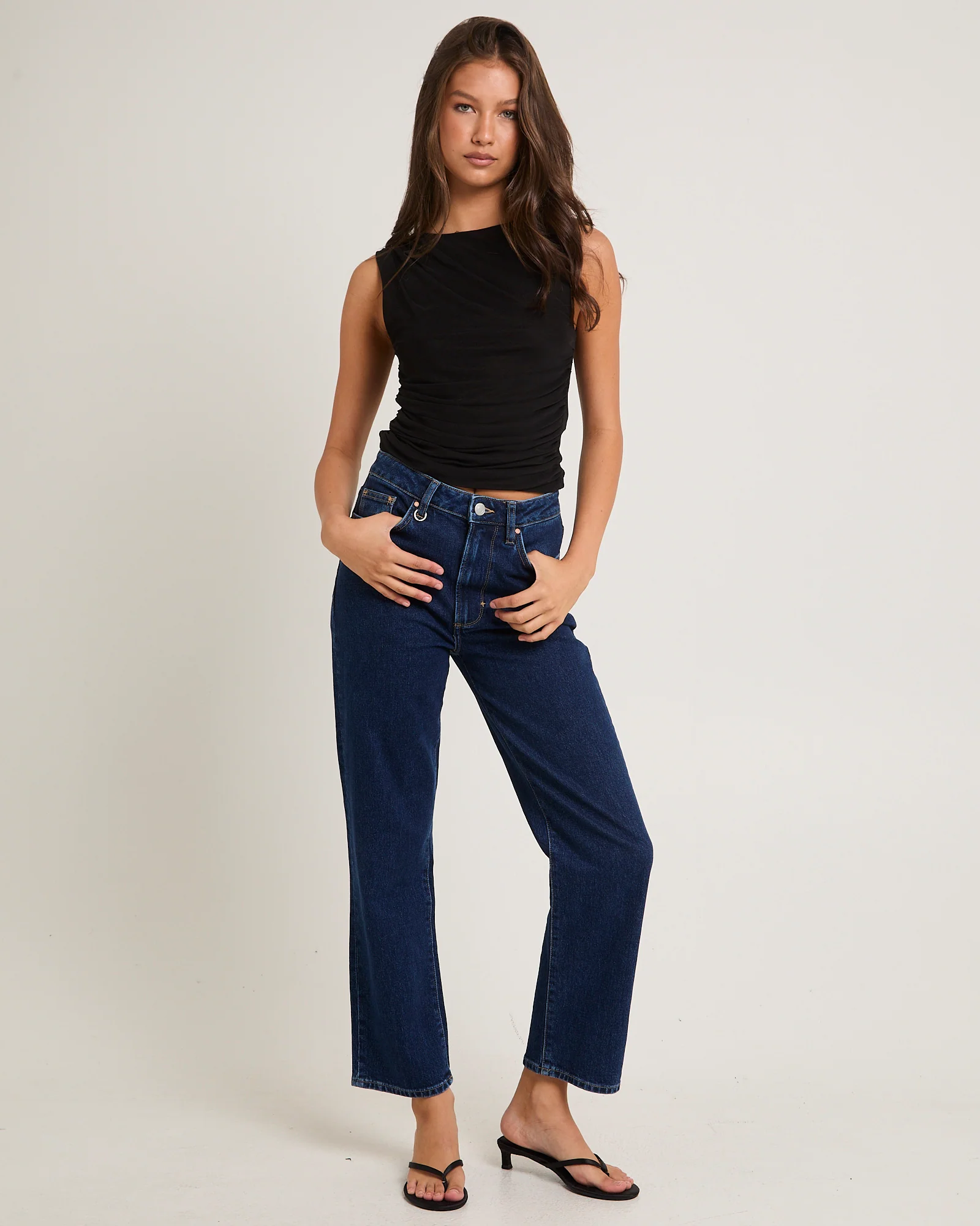 Nico Straight Denim Jeans - Image 3