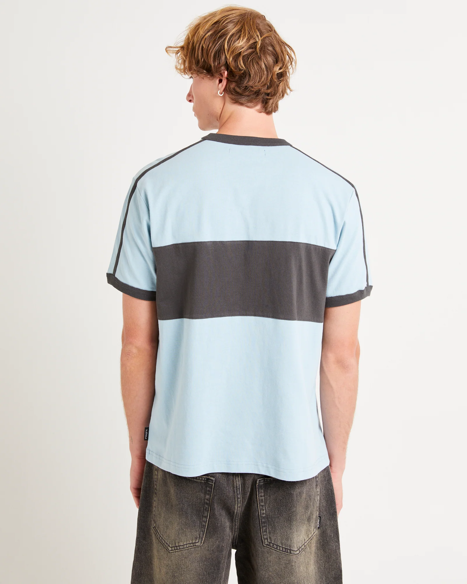 Nights Panelled Ringer T-Shirt - Image 2