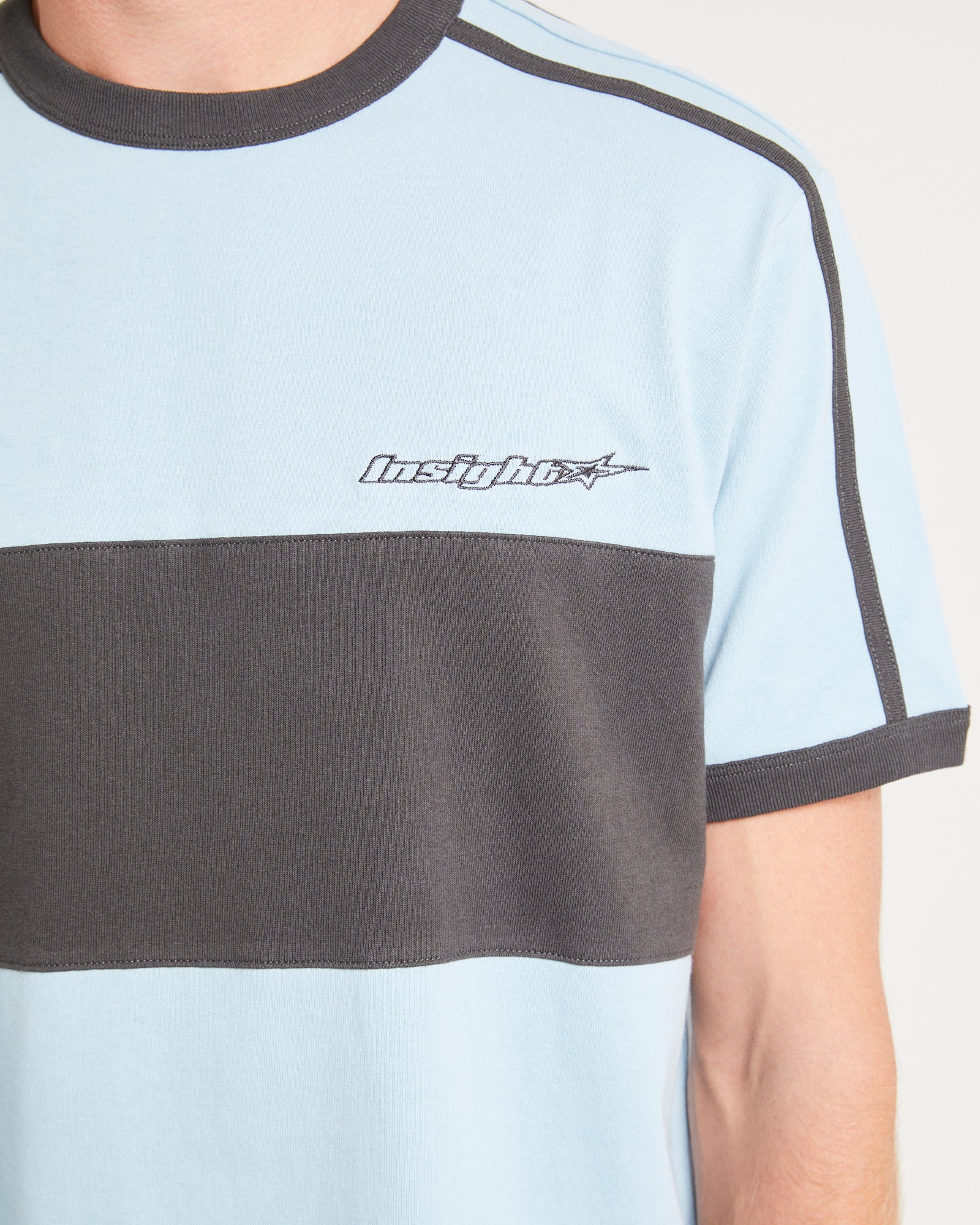 Nights Panelled Ringer T-Shirt - Image 5