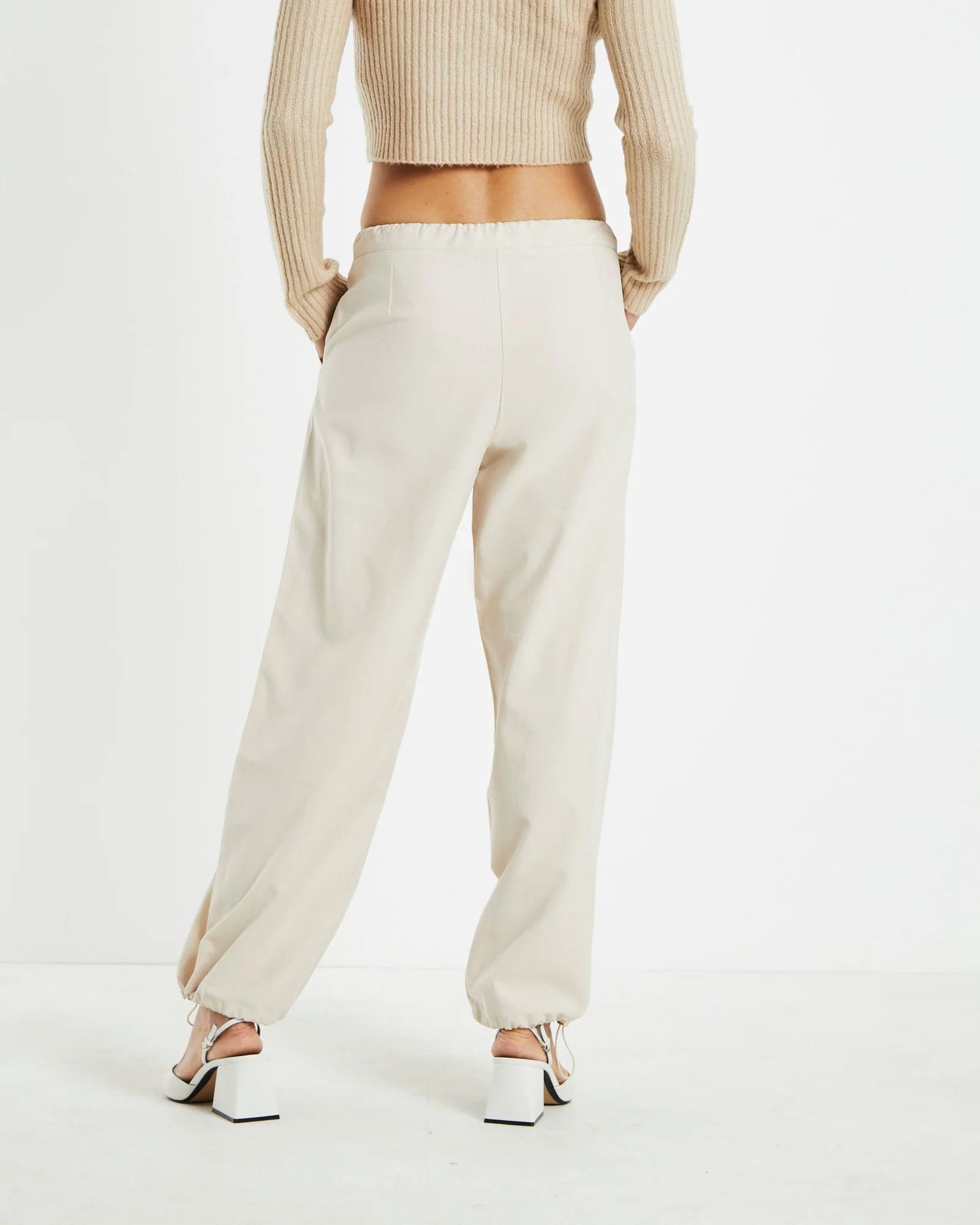 Nikita Clean Parachute Pants Cream - Image 2
