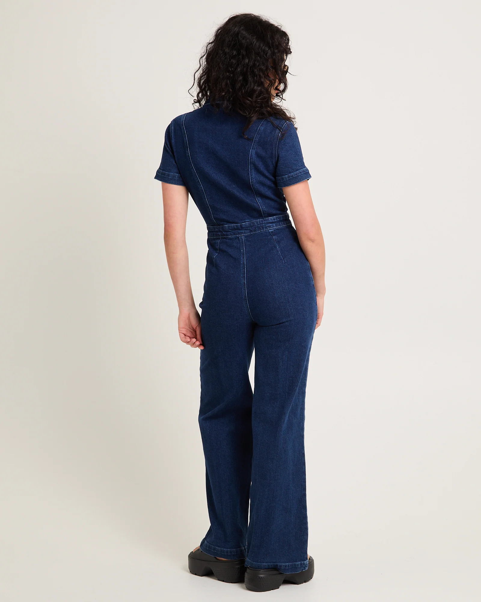Nikki Denim Maxi Boiler Suit - Image 2