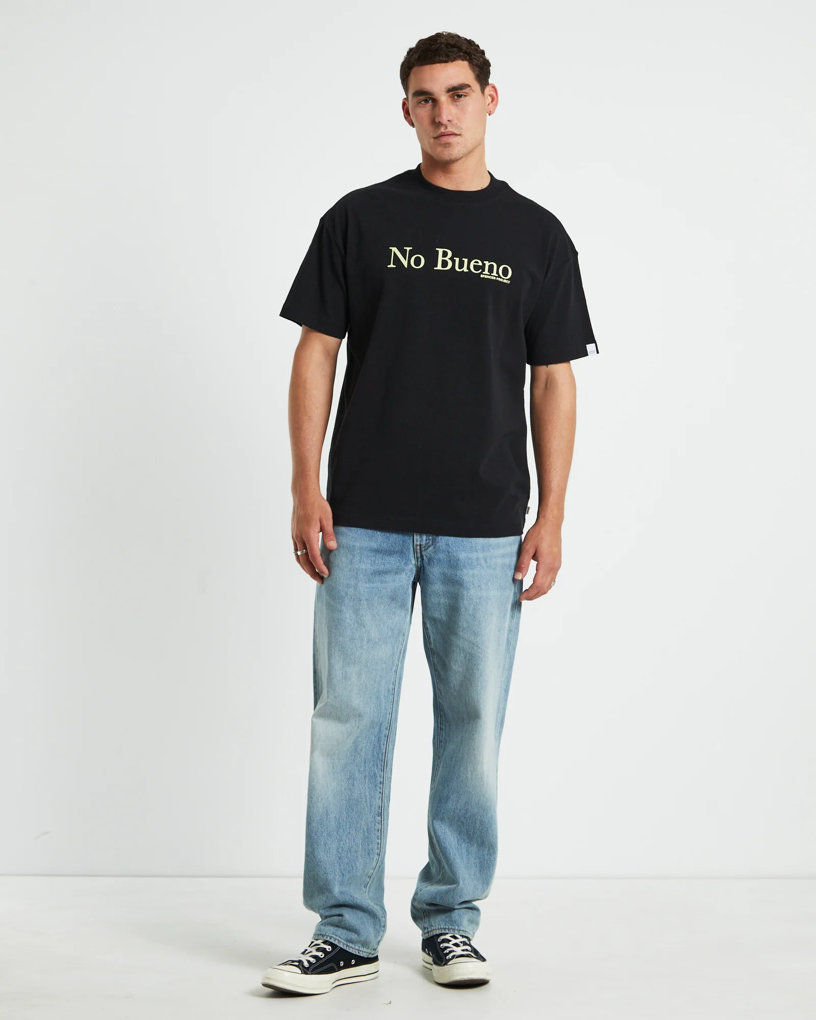No Bueno Short Sleeve T-Shirt in Black - Image 3