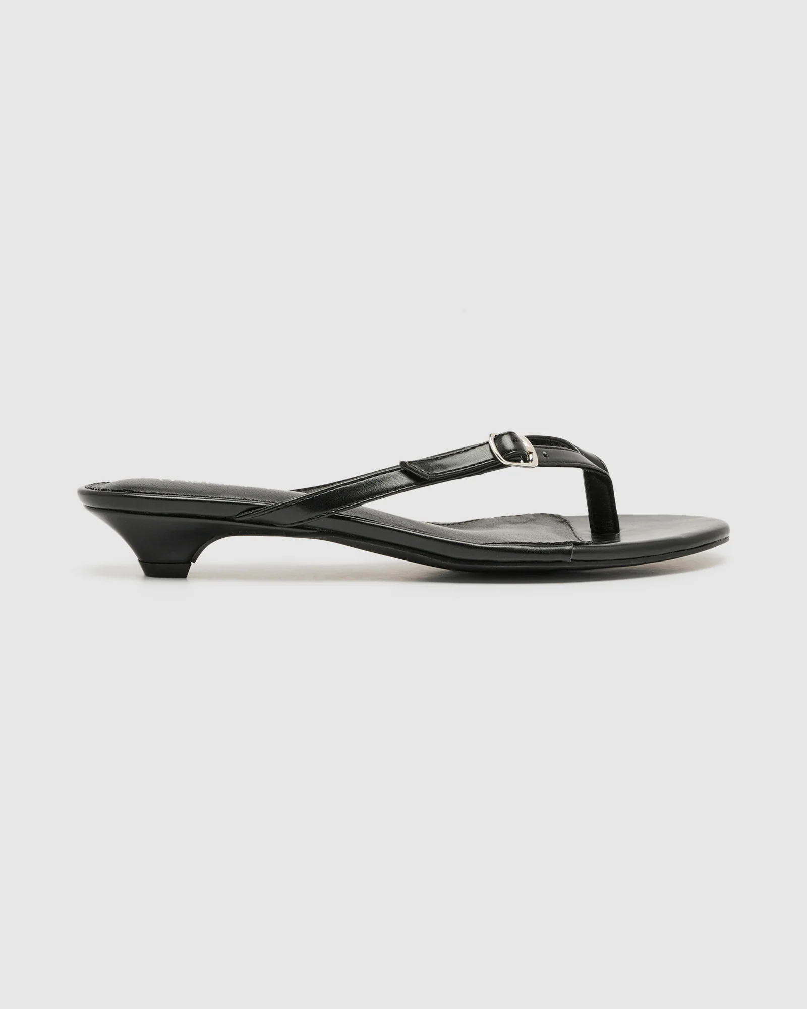 Noir Thong Heels