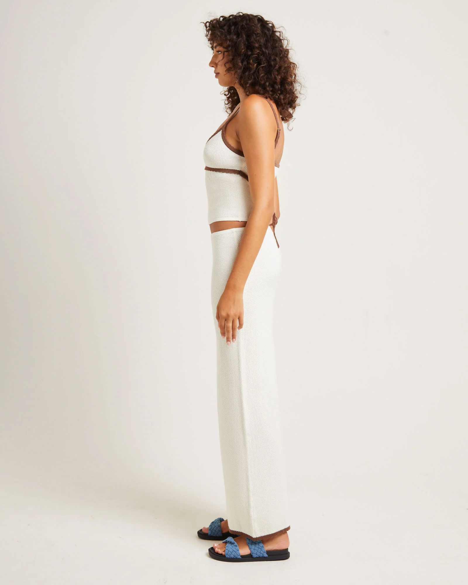 Nori Compact Contrast Knit Top - Image 4