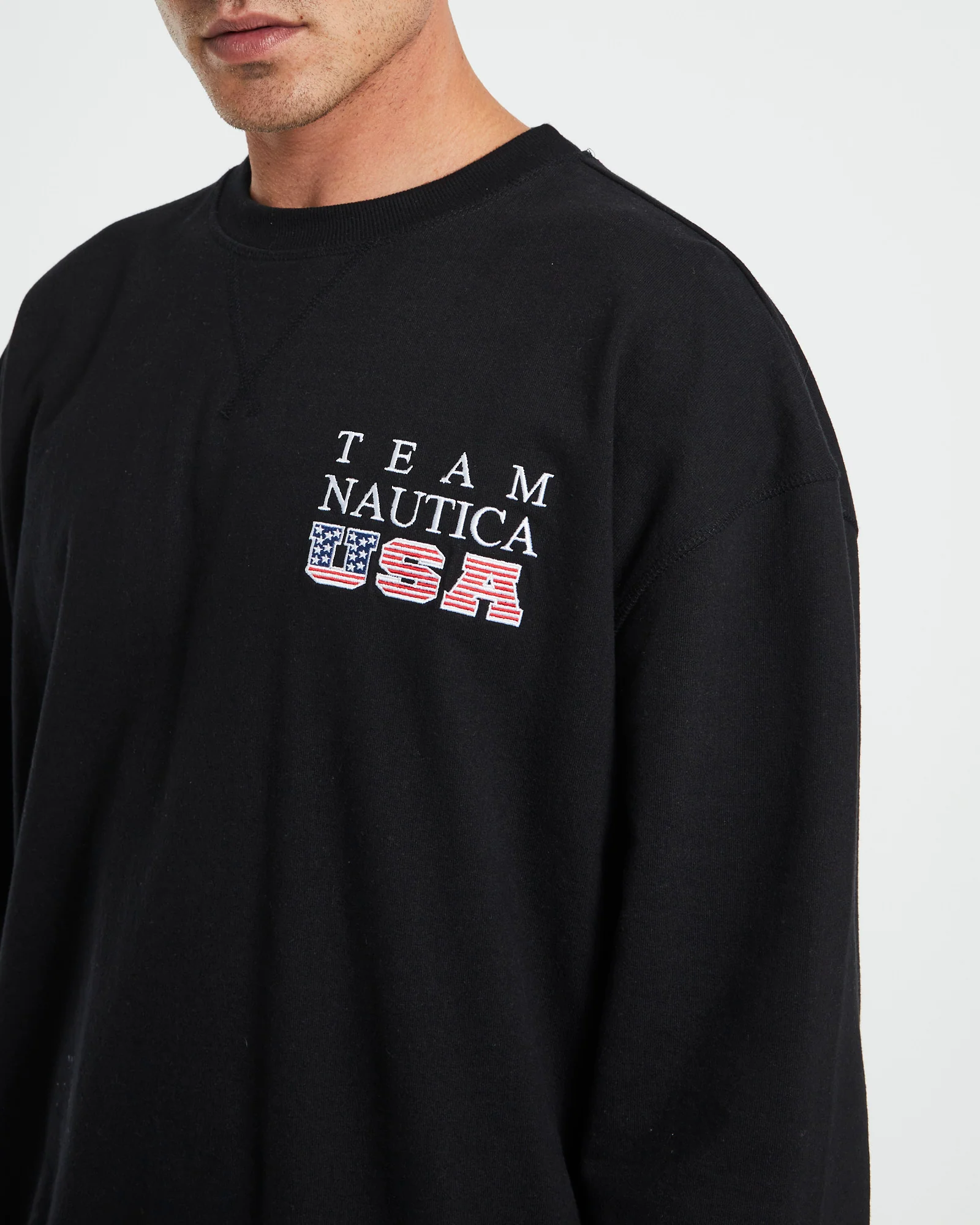 Norrie Long Sleeve Sweatshirt in Black - Image 5