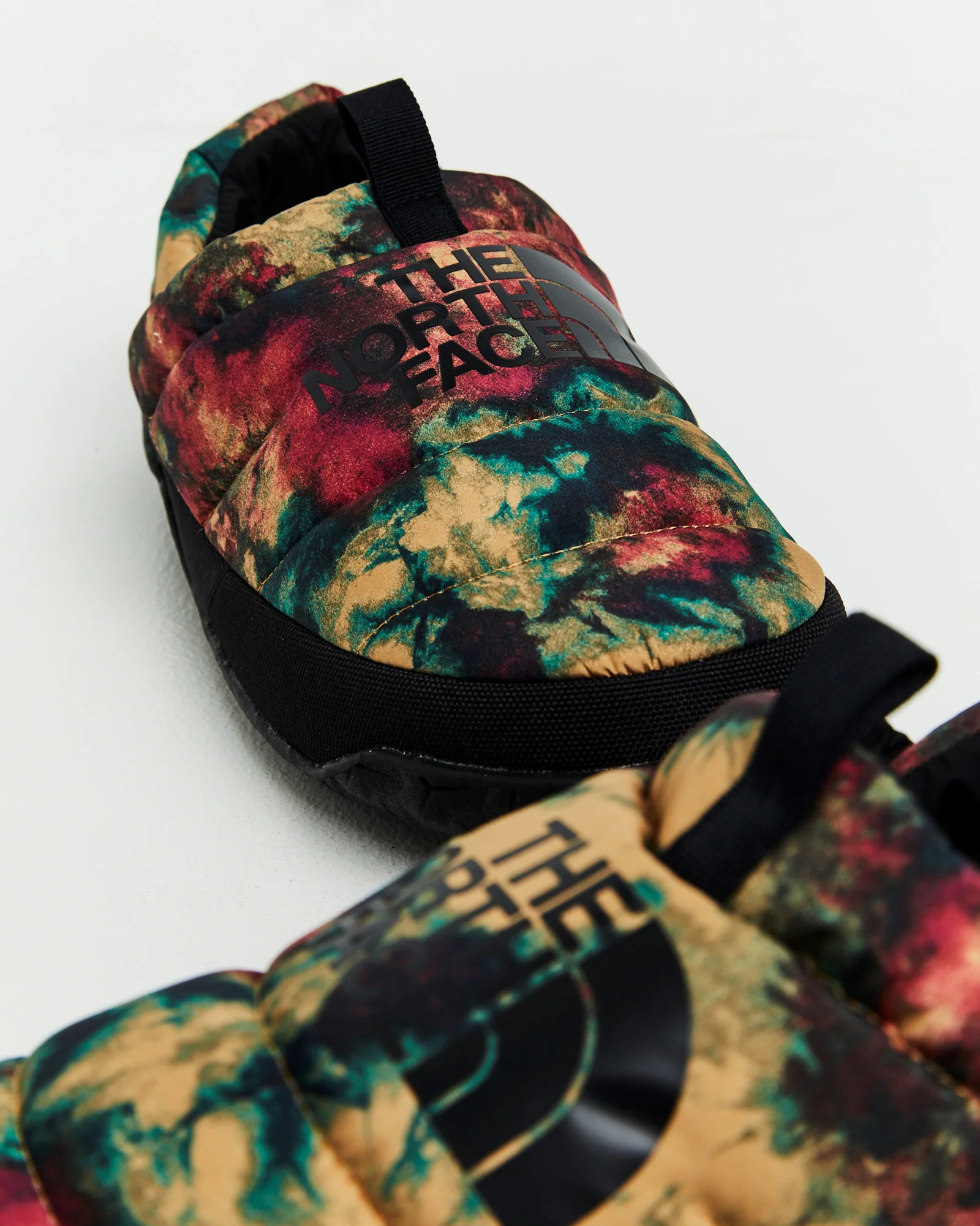 Nuptse Mules Tan/Icedye/Black Multi - Image 5