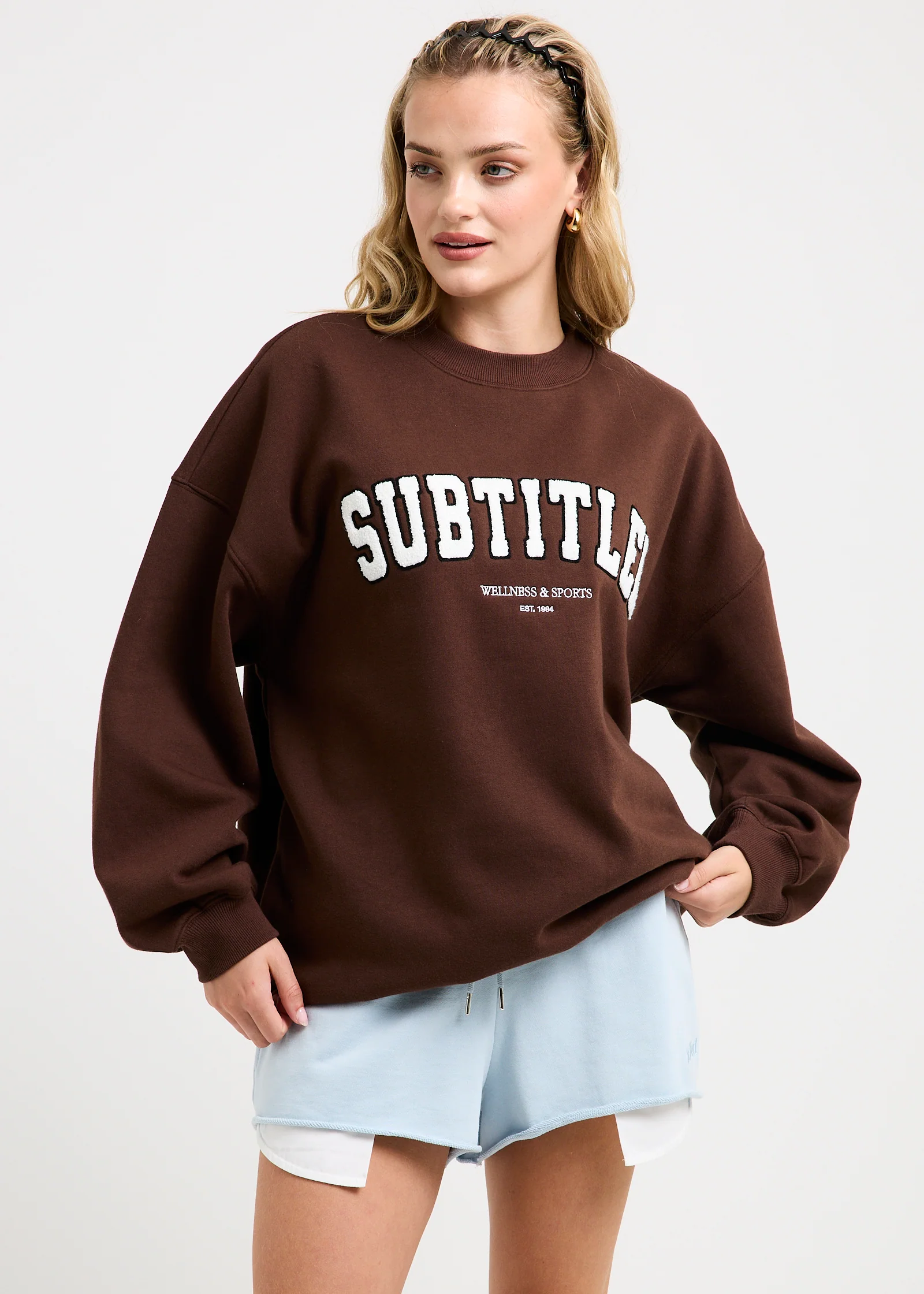 NYC Oversized Crew Neck Jumper - Image 4