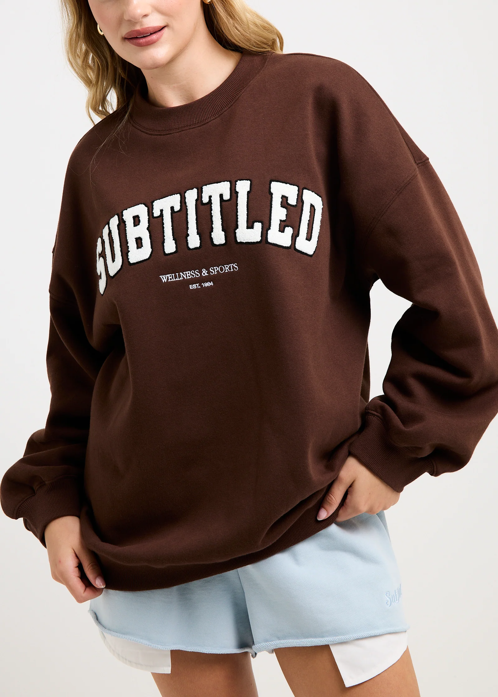 NYC Oversized Crew Neck Jumper - Image 6