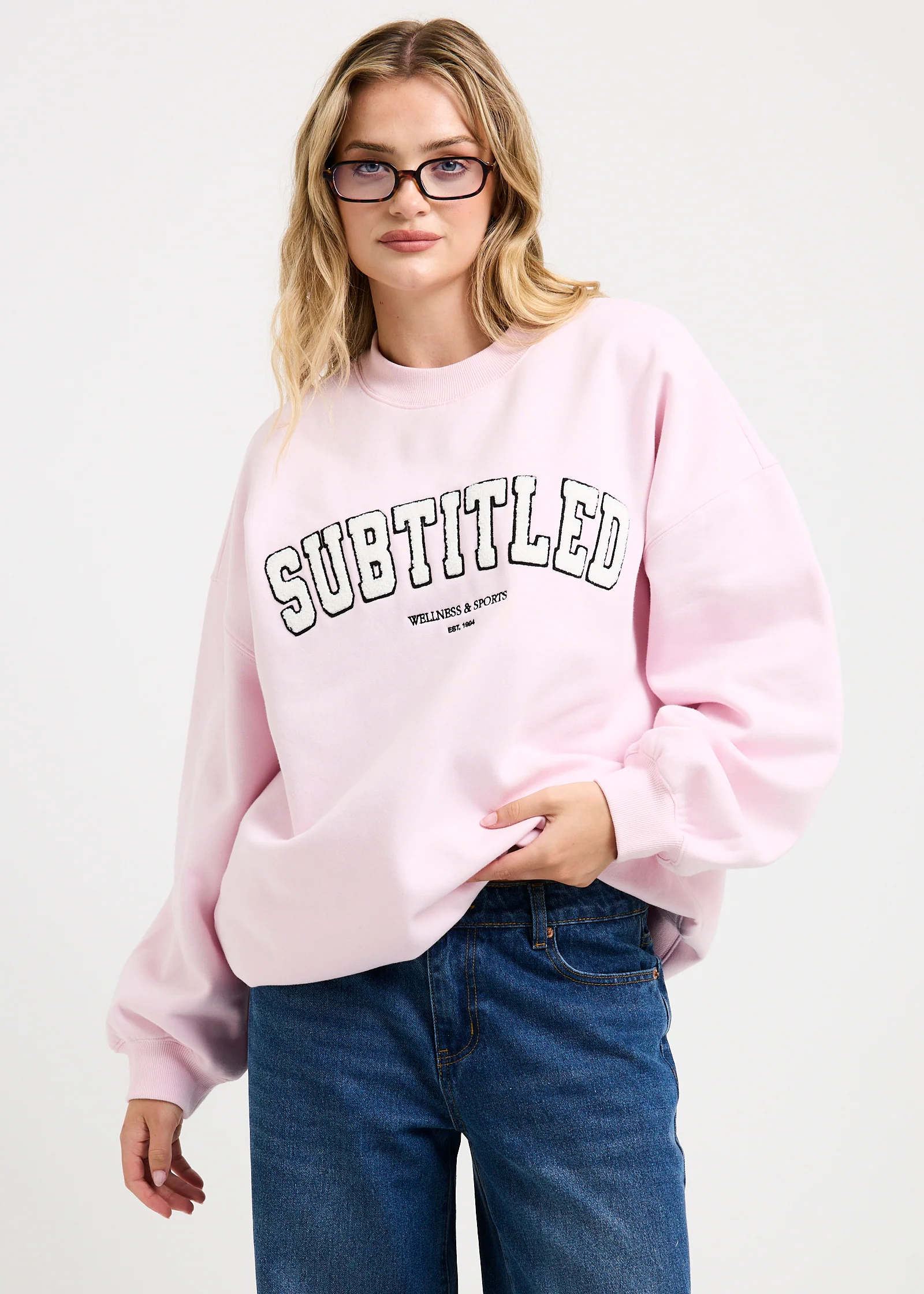 NYC Oversized Crew Neck Jumper - Image 2