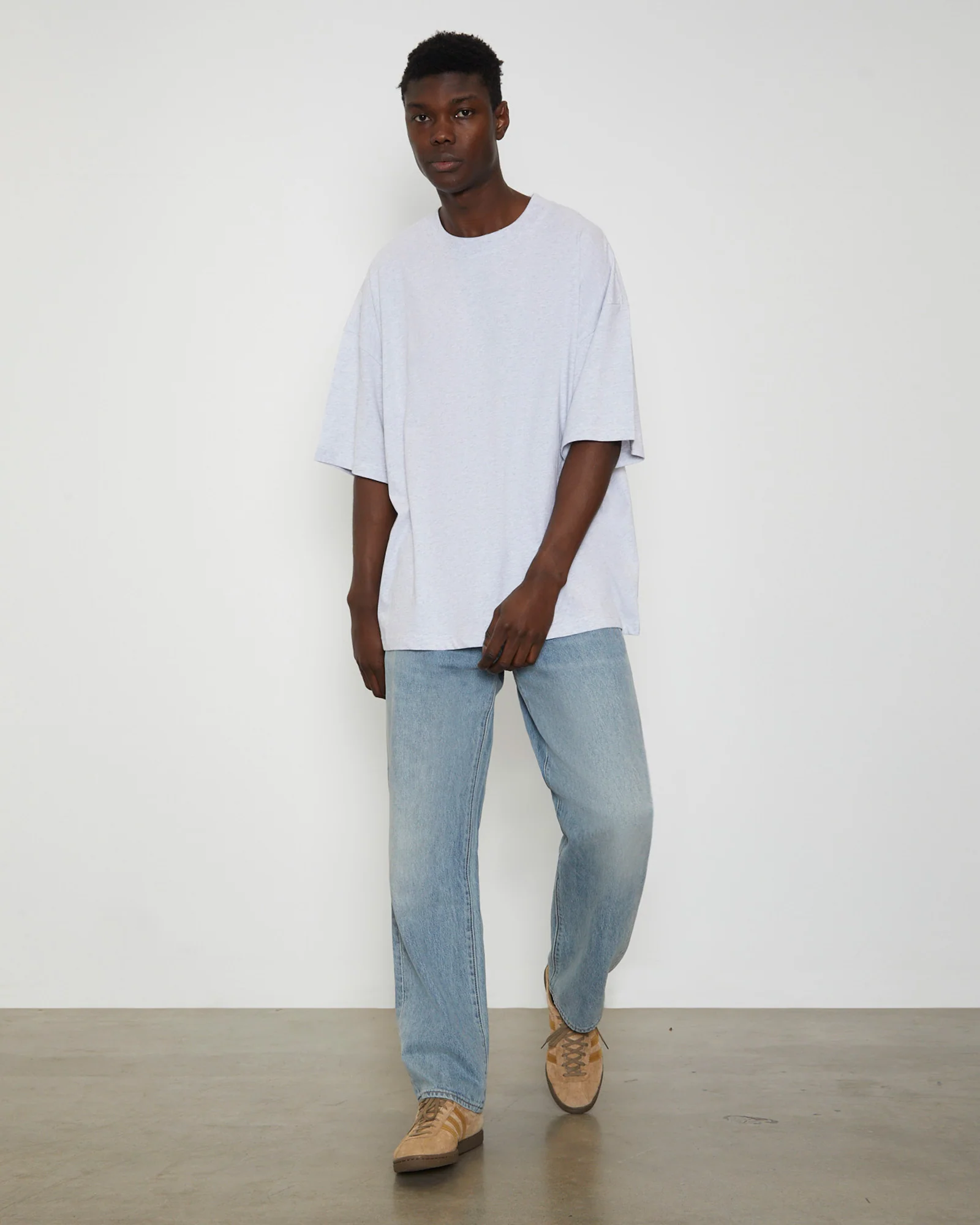 OG Oversized T-Shirt in Frost Marle - Image 3
