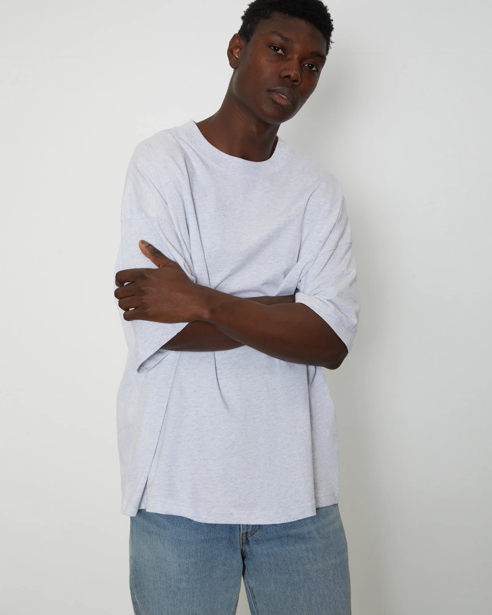 OG Oversized T-Shirt in Frost Marle - Image 6