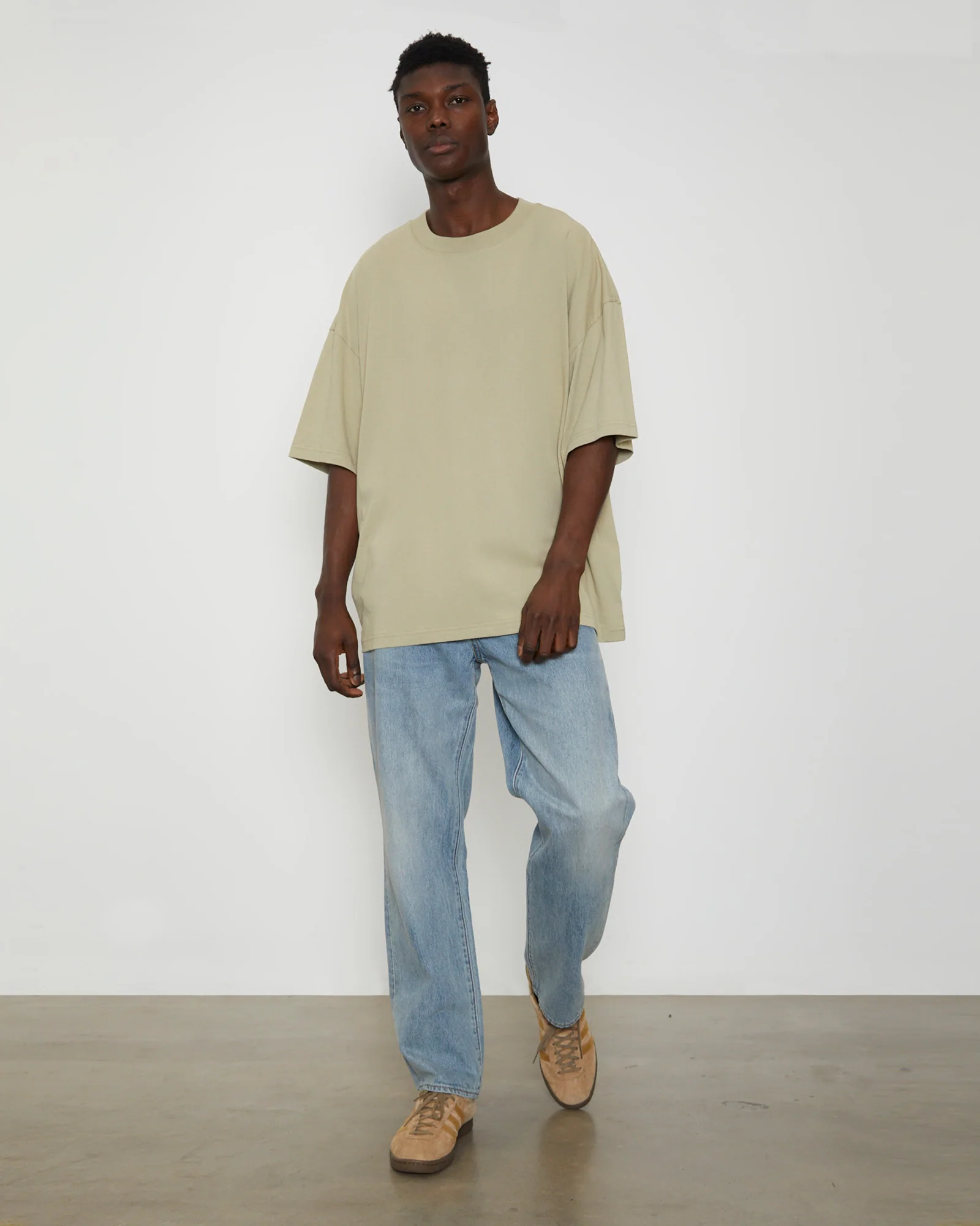 OG Oversized T-Shirt in Sand - Image 3