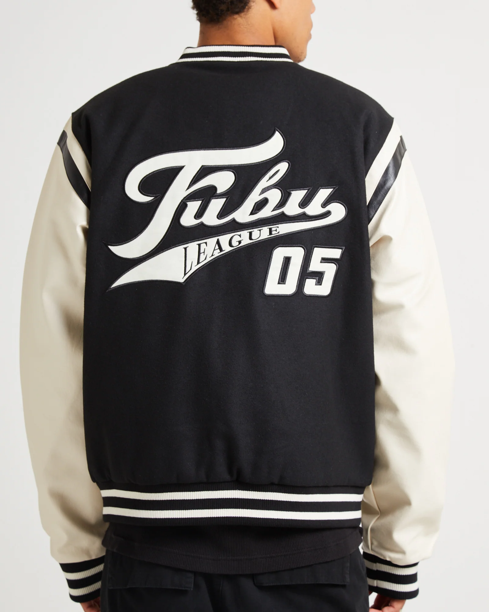 Old English College Jacket Black - Image 5