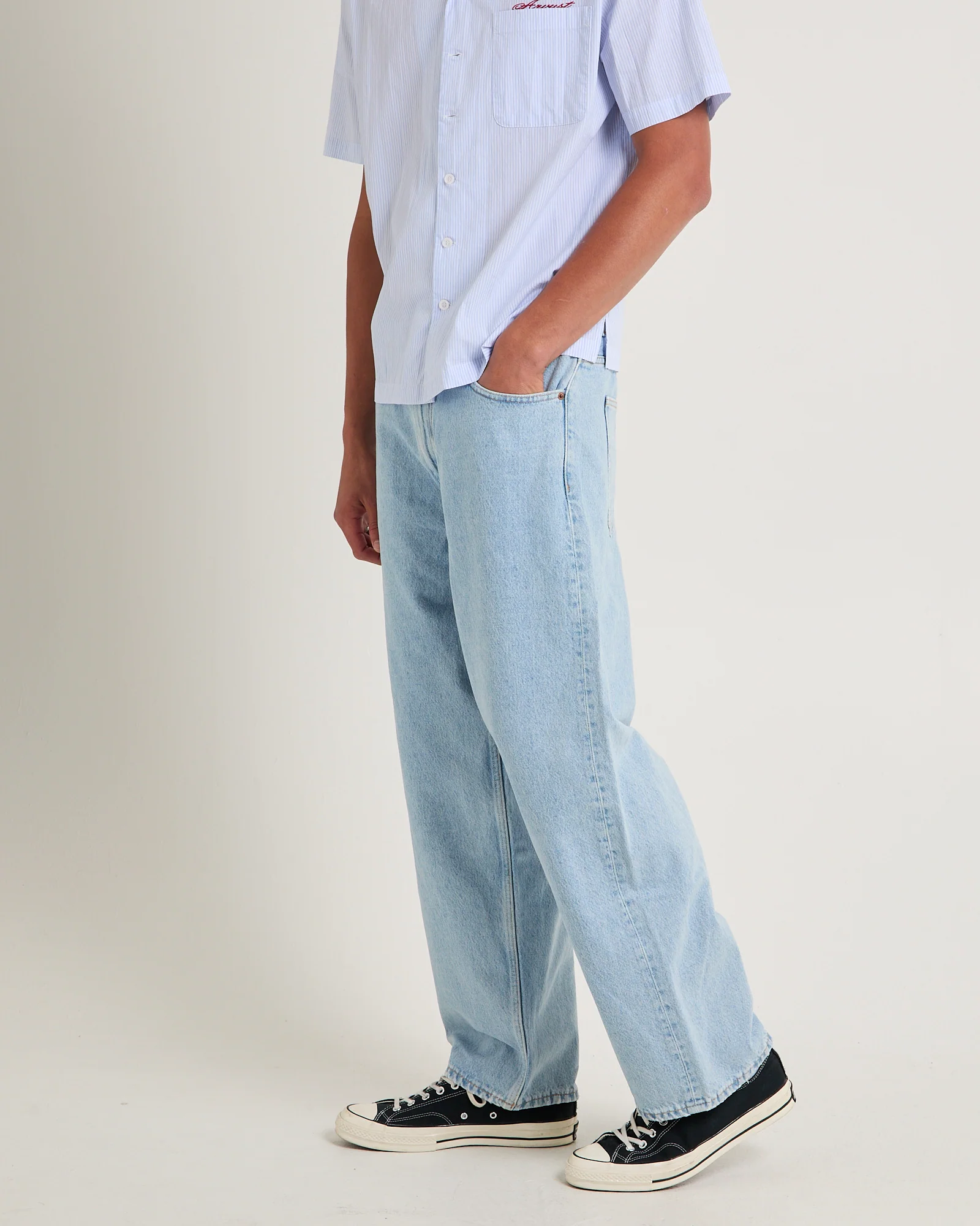 Omar Baggy Denim Jeans Stream Light Retro - Image 4