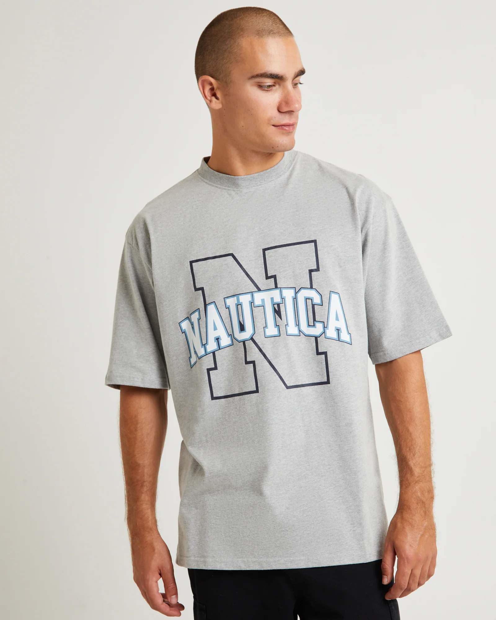 Omega Short Sleeve T-Shirt Grey - Image 5