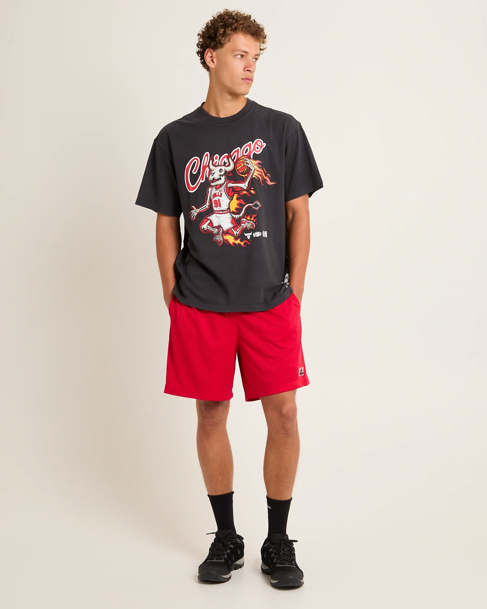 On Fire Chicago Bulls T-shirt - Image 3