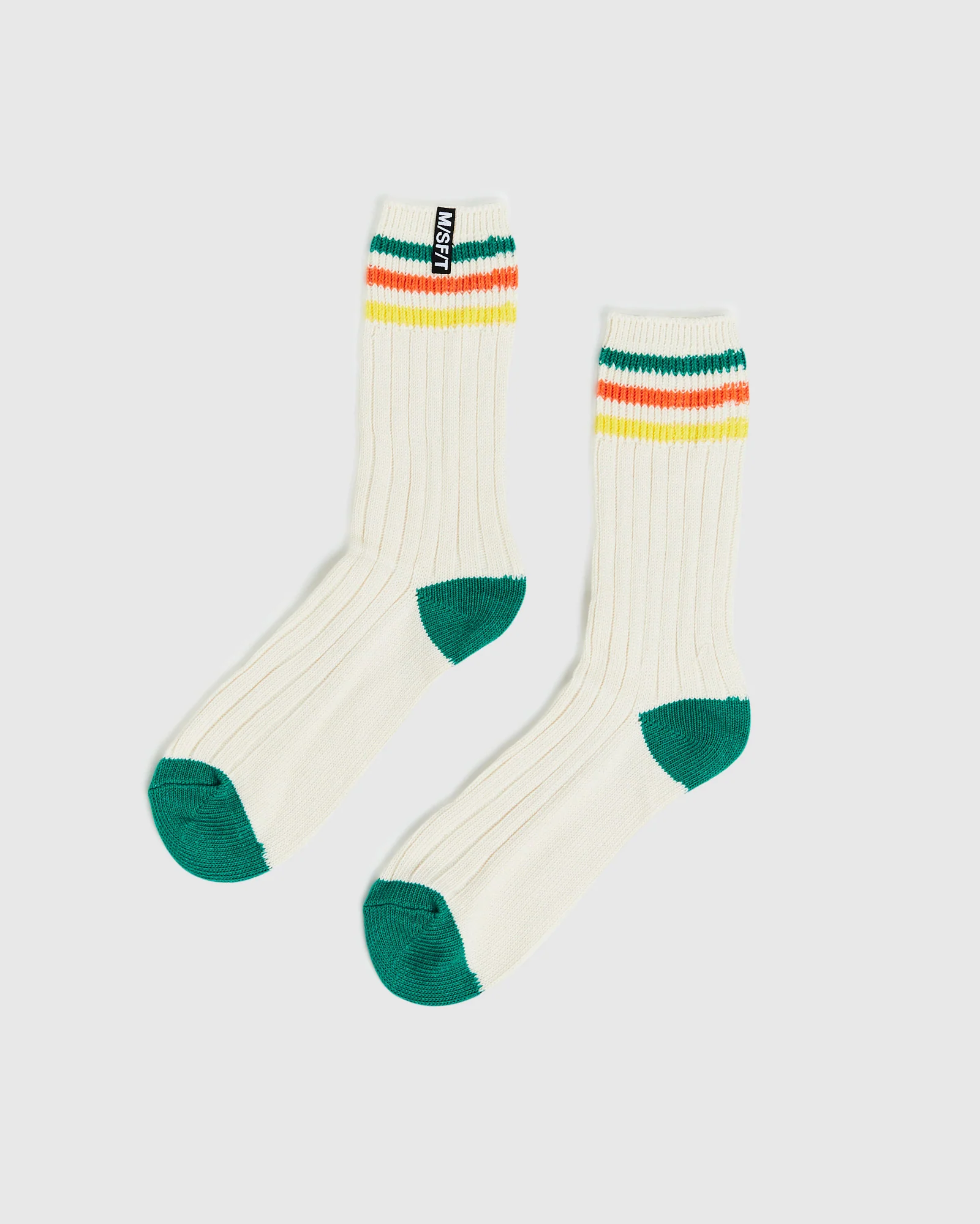 Organic Mix Stripe Socks 3 Pack Multi - Image 2