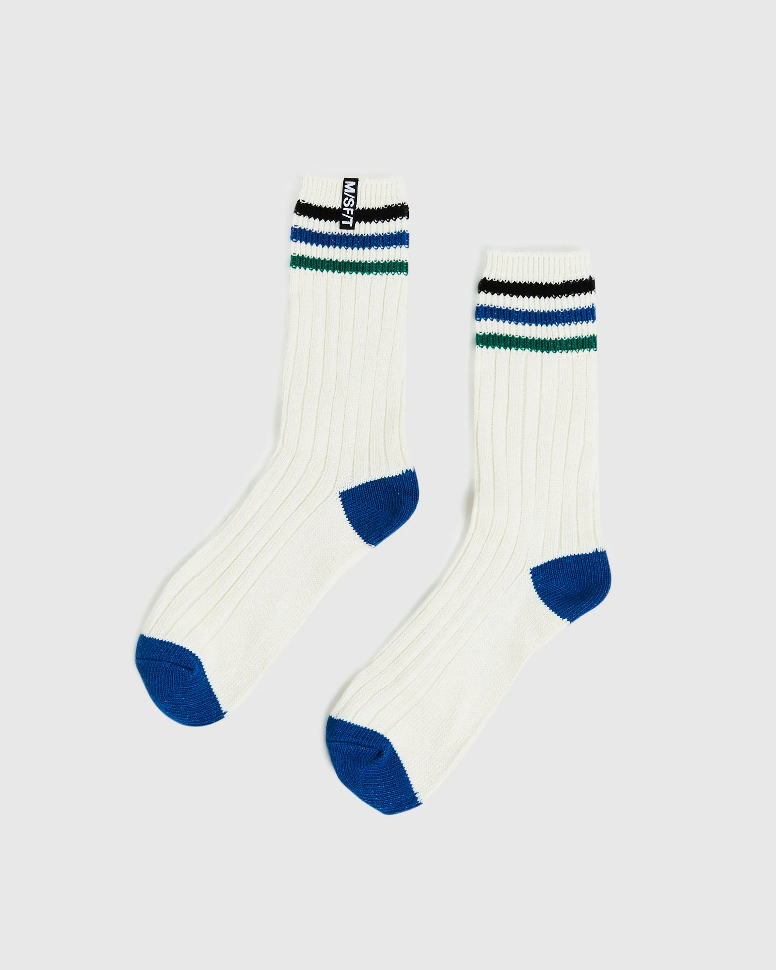 Organic Mix Stripe Socks 3 Pack Multi - Image 4