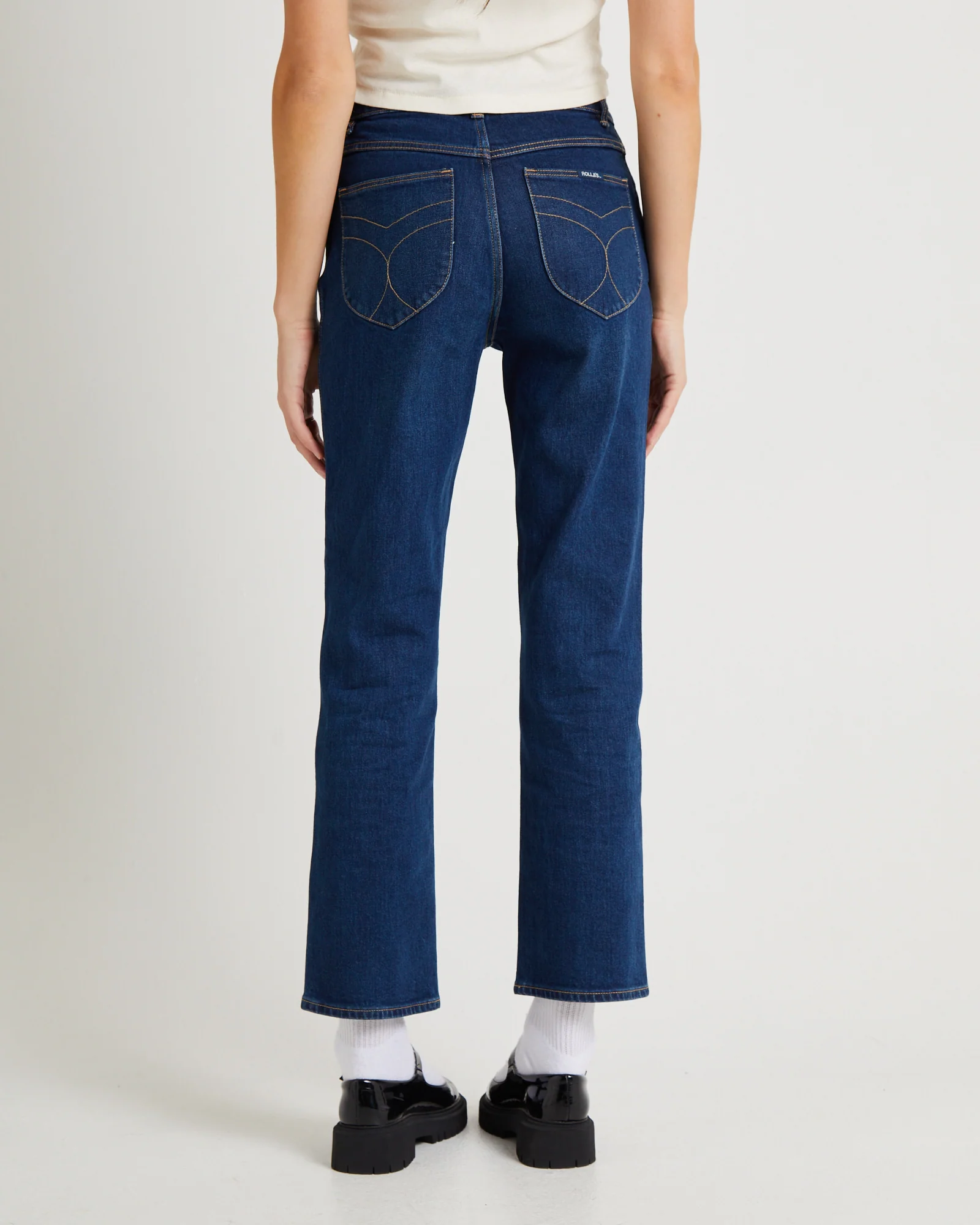 Original Straight Denim Jeans Dark Stone - Image 2