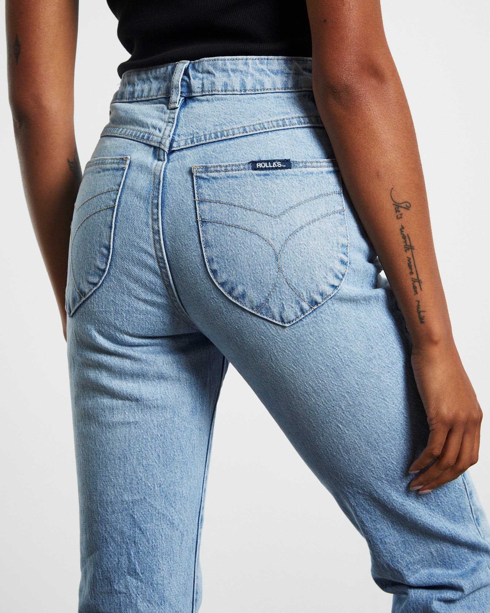 Original Straight Leg Jeans Long Sunshine Blue - Image 6