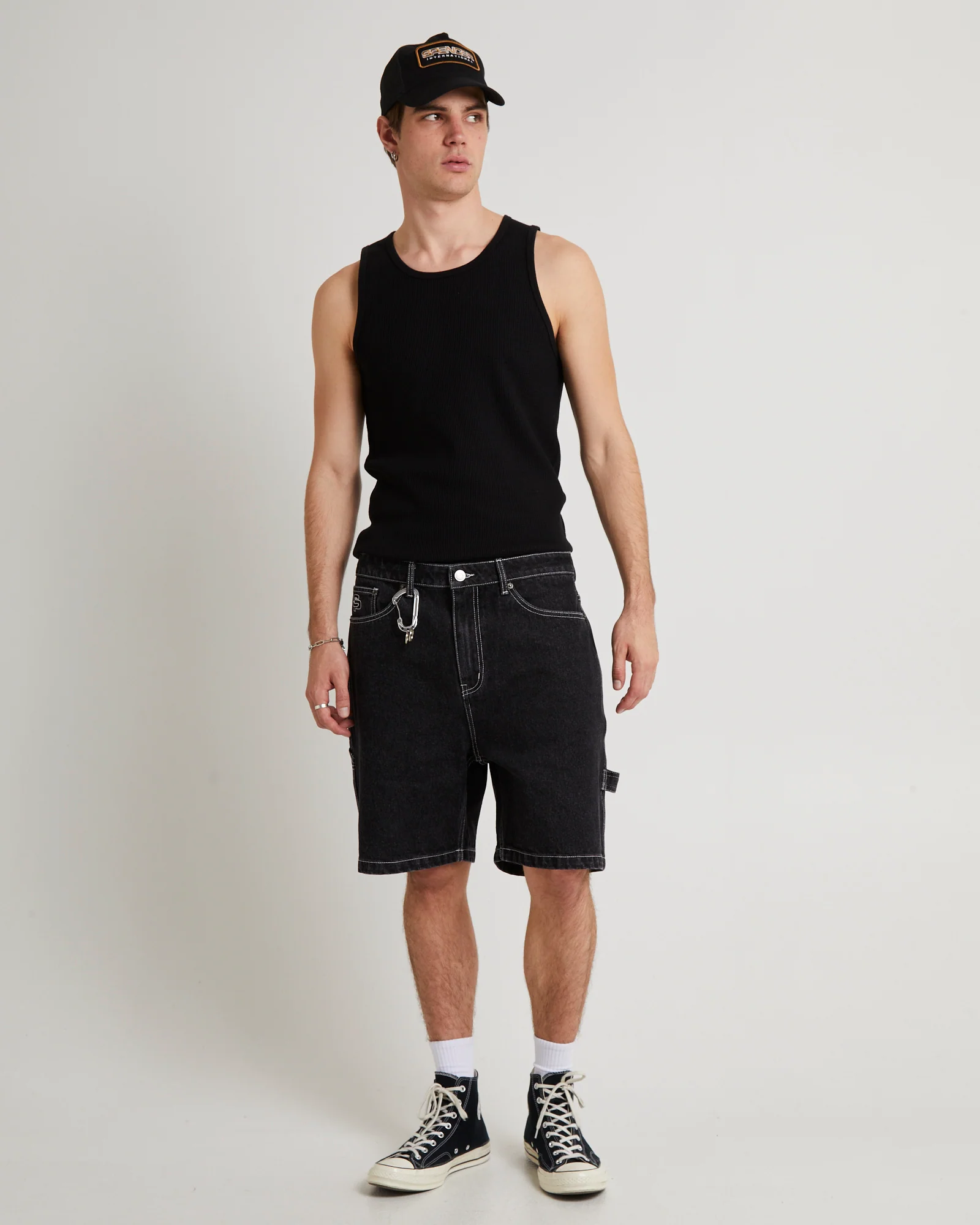 Oslo Y2K Carpenter Denim Short - Image 3