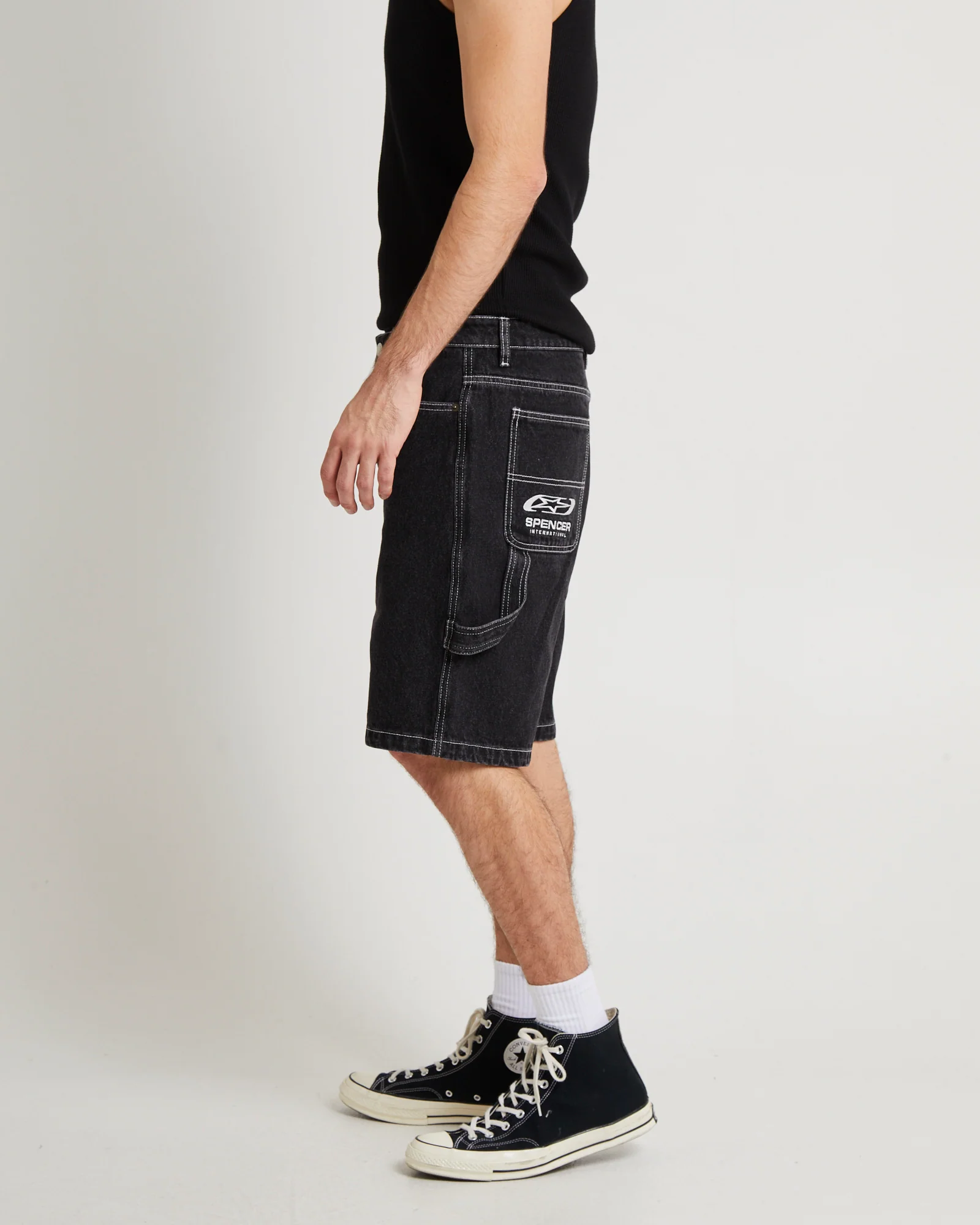 Oslo Y2K Carpenter Denim Short - Image 4