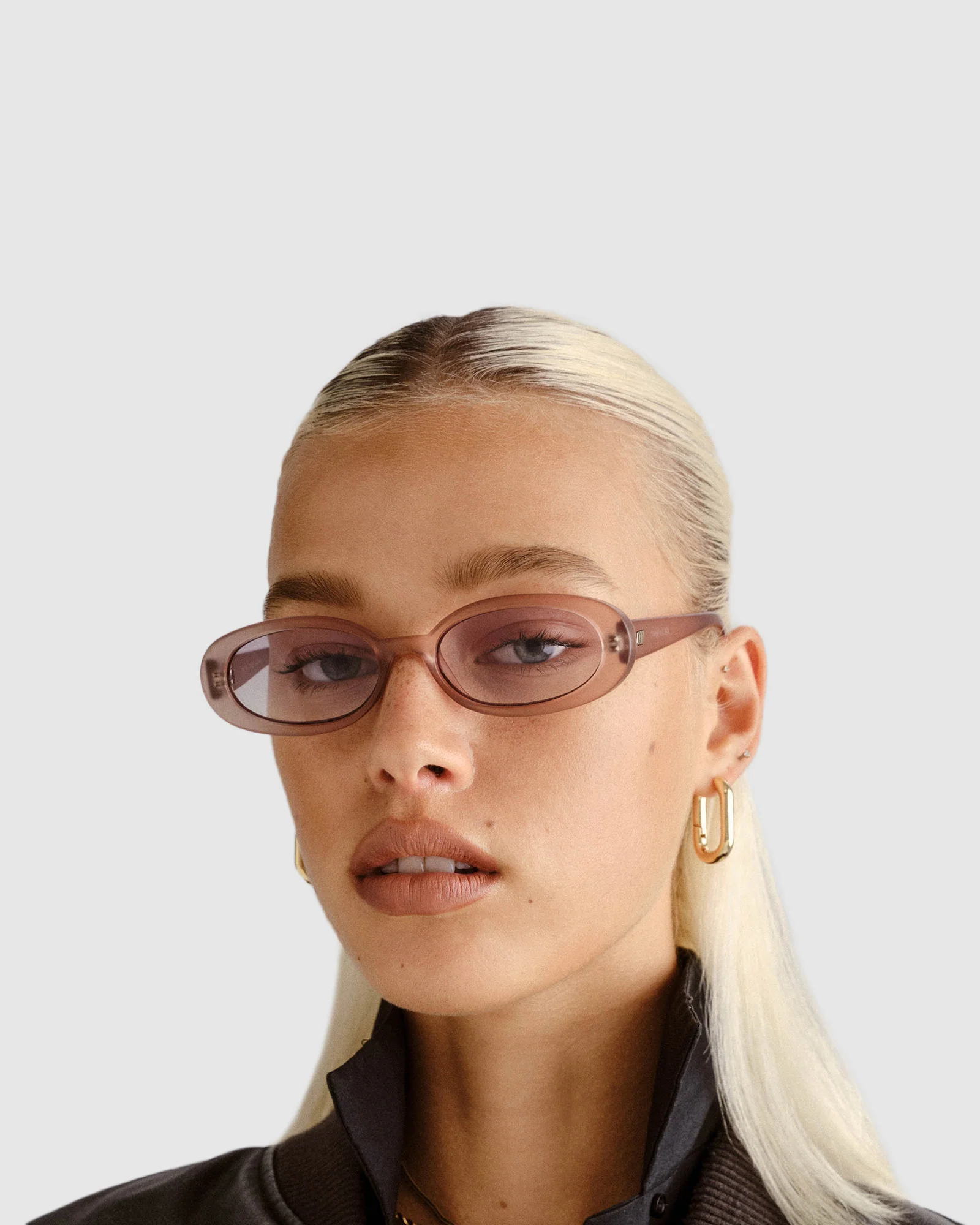 Outta Love Matte Oyster Sunglasses - Image 4