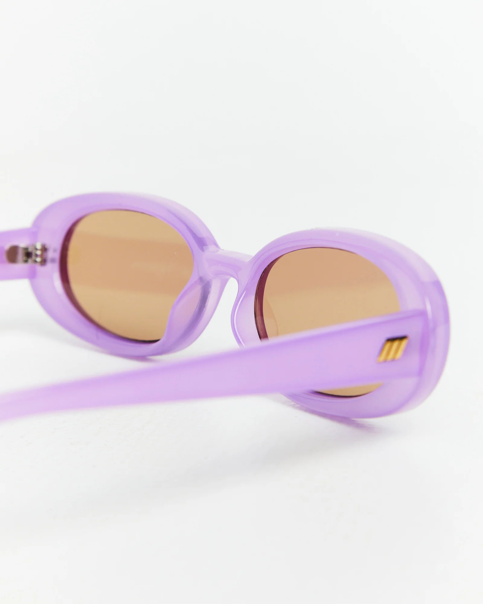 Outta Love Milky Digital Sunglasses Lavender/Light Brown Mono - Image 6
