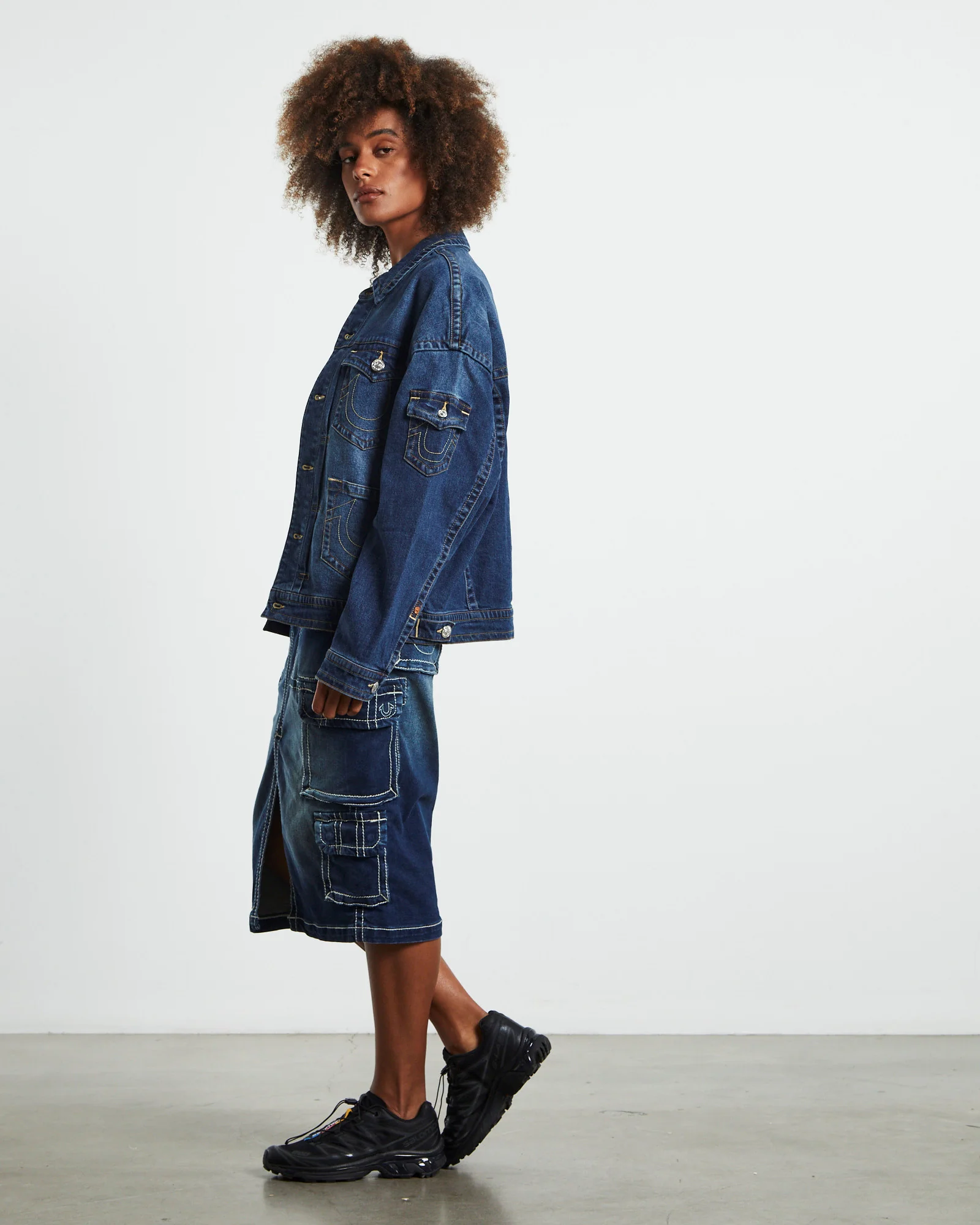 Oversized Jimmy Denim Jacket Blue - Image 4