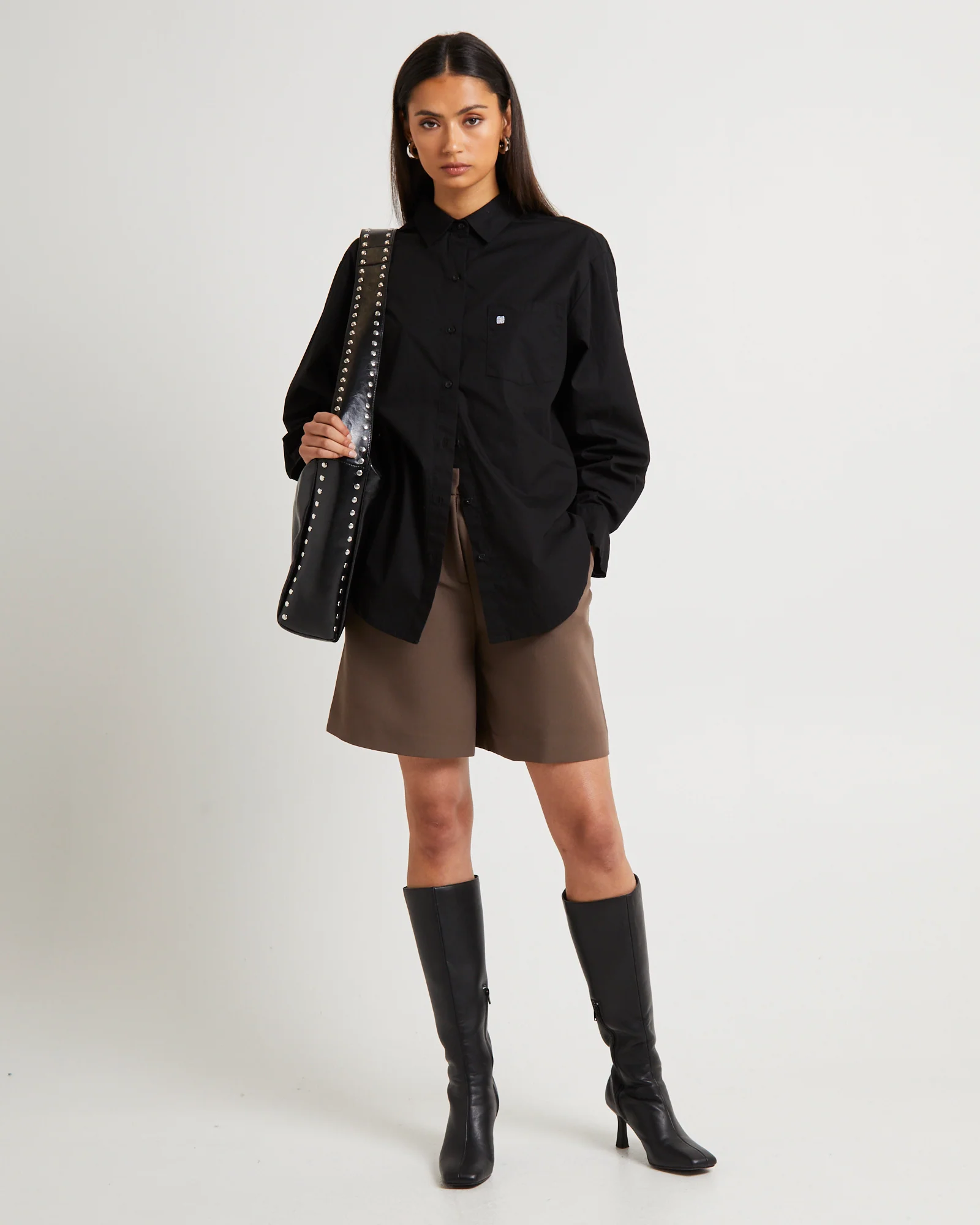 Oversized Poplin Shirt - Image 3