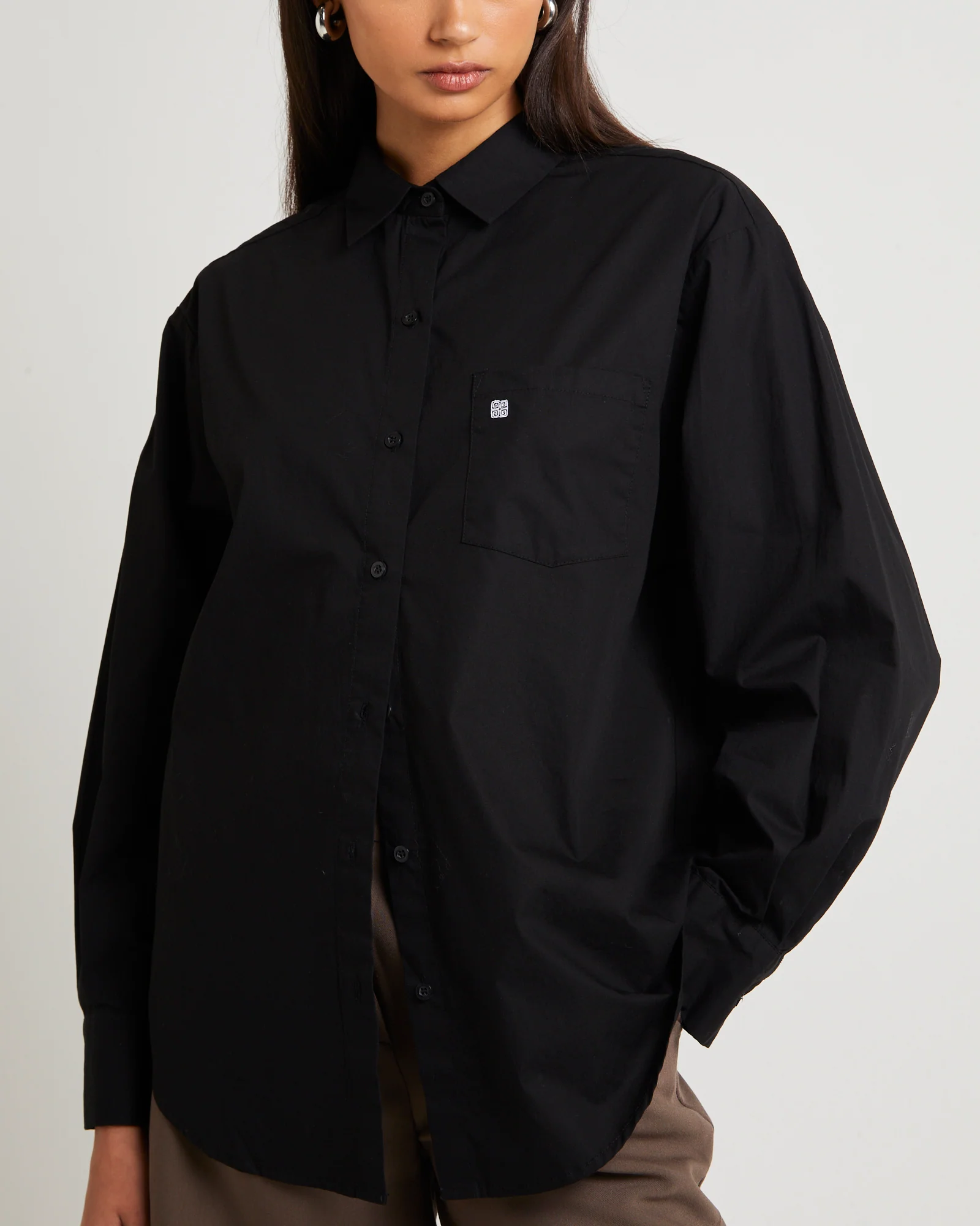 Oversized Poplin Shirt - Image 5