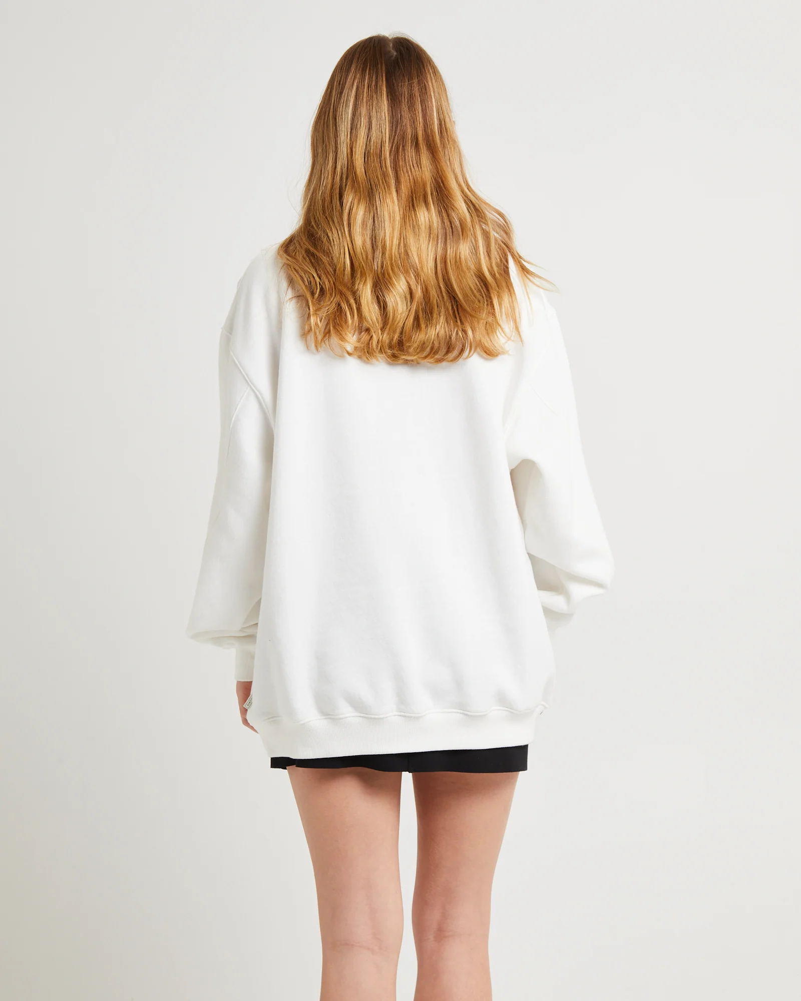 Oversized Wave Origin Fleece Crew Jumper - Image 2