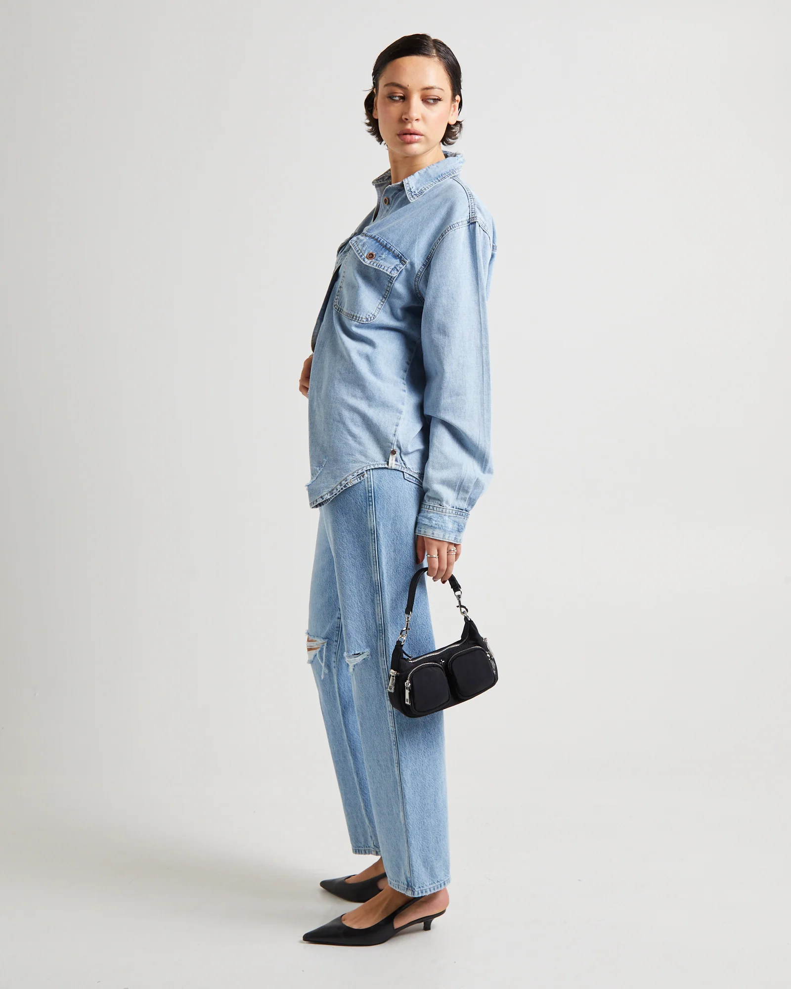 Pacifica Classic Everyday Denim Shirt - Image 4