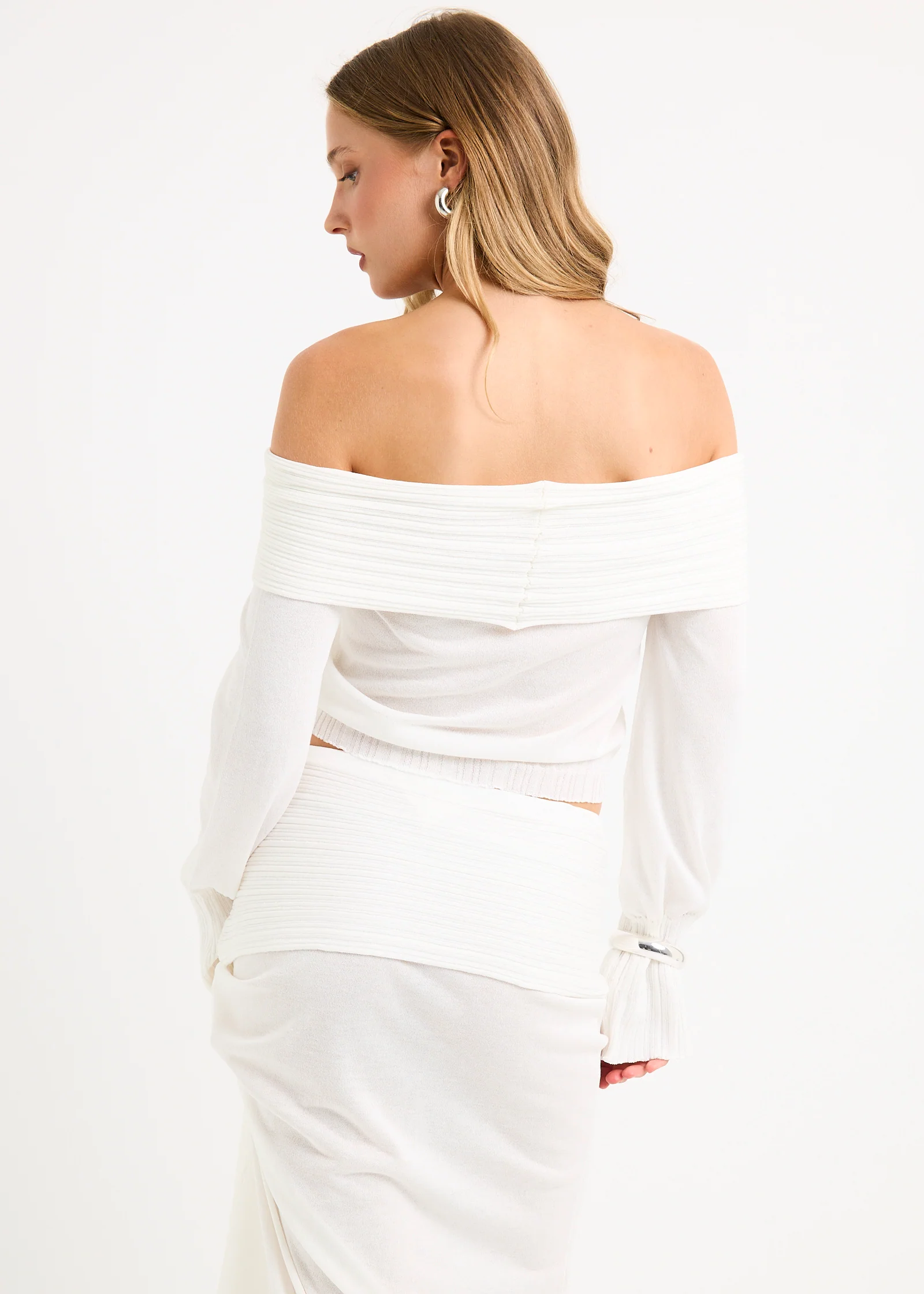 Palma Off Shoulder Knit Top - Image 2