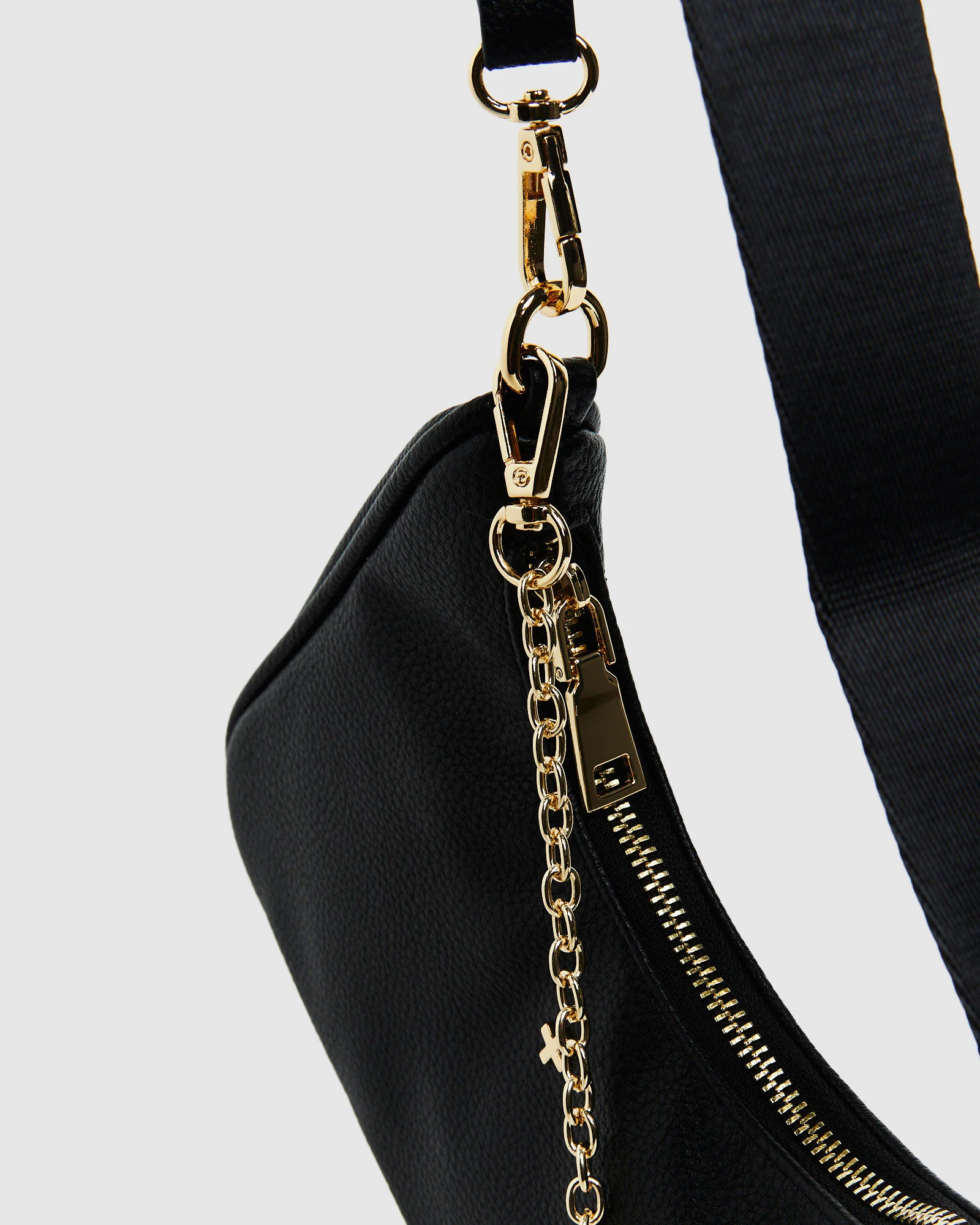 Paloma Handbag Pebble Black/Gold - Image 5