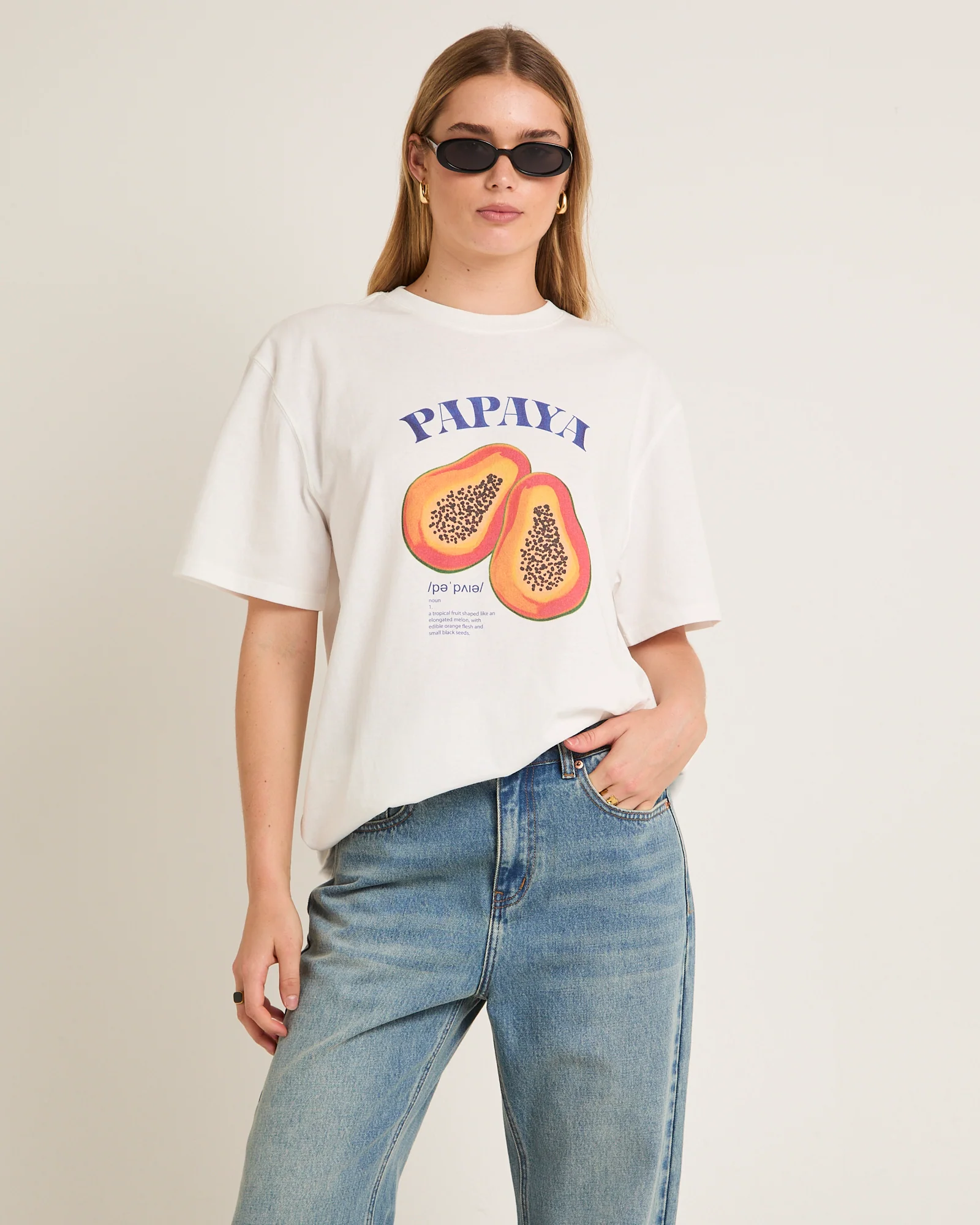 Papaya Oversized T-Shirt - Image 2