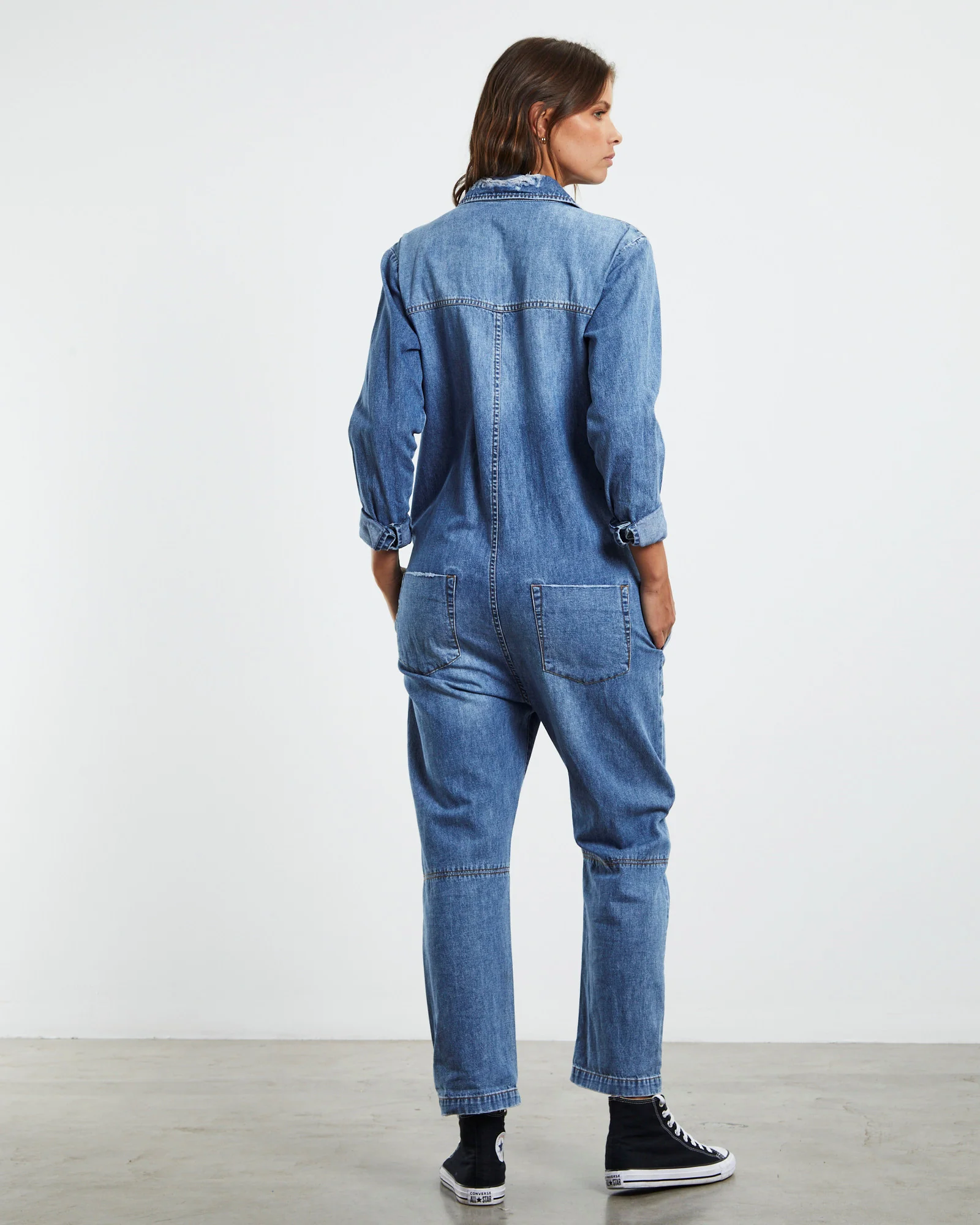 Paradise Utility Jumpsuit Pacifica Blue - Image 2